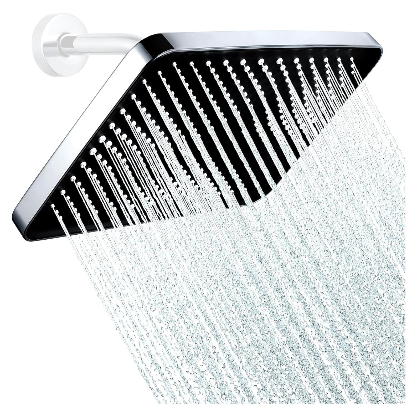 Cabezal de Ducha de Lluvia Sincerevo 33 cm Cromo Alta Presión