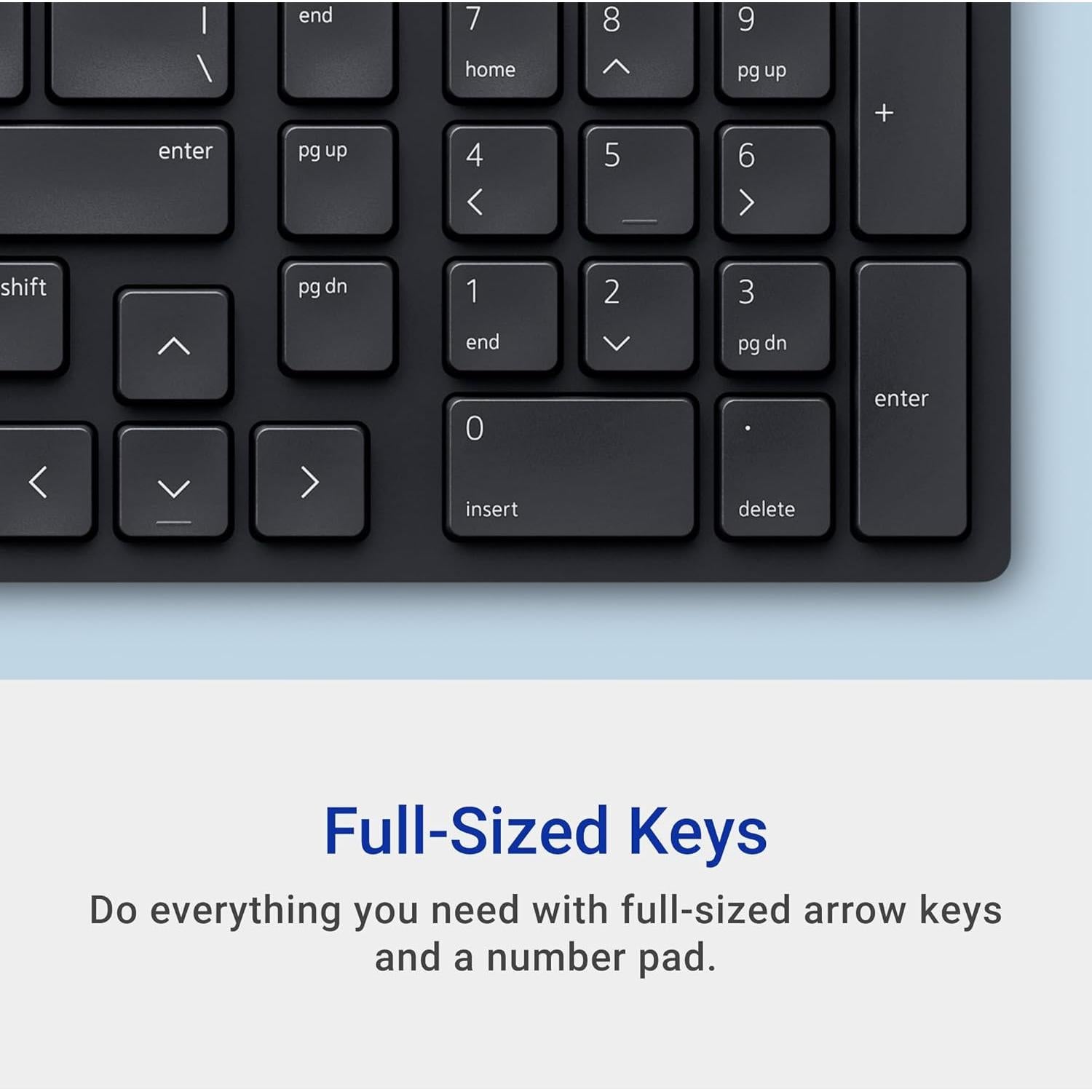 Combo Teclado y Ratón Silencioso Dell KM555 - Accesos Rápidos
