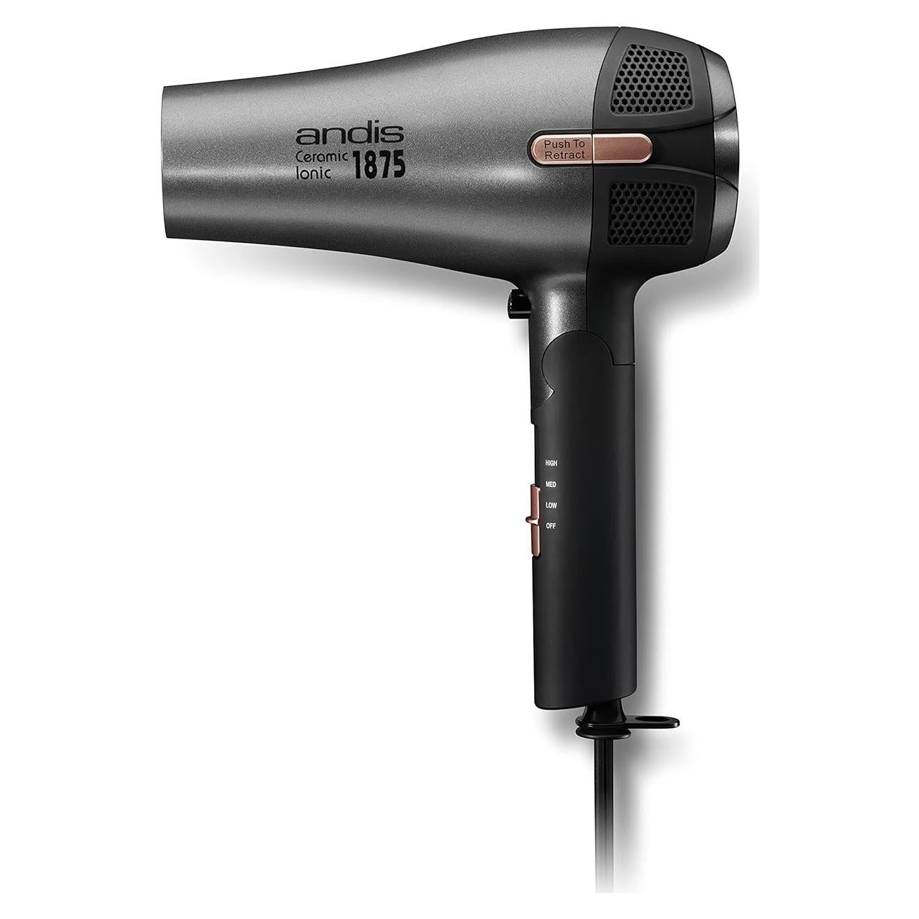 Secador de Pelo Andis 80280 Cerámico Iónico 1875W Plegable