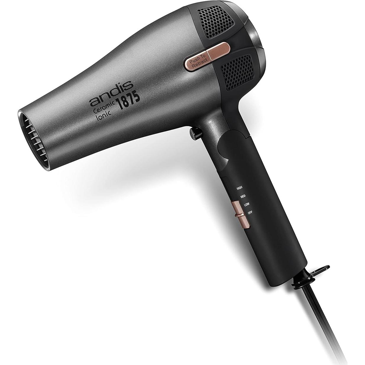 Secador de Pelo Andis 80280 Cerámico Iónico 1875W Plegable