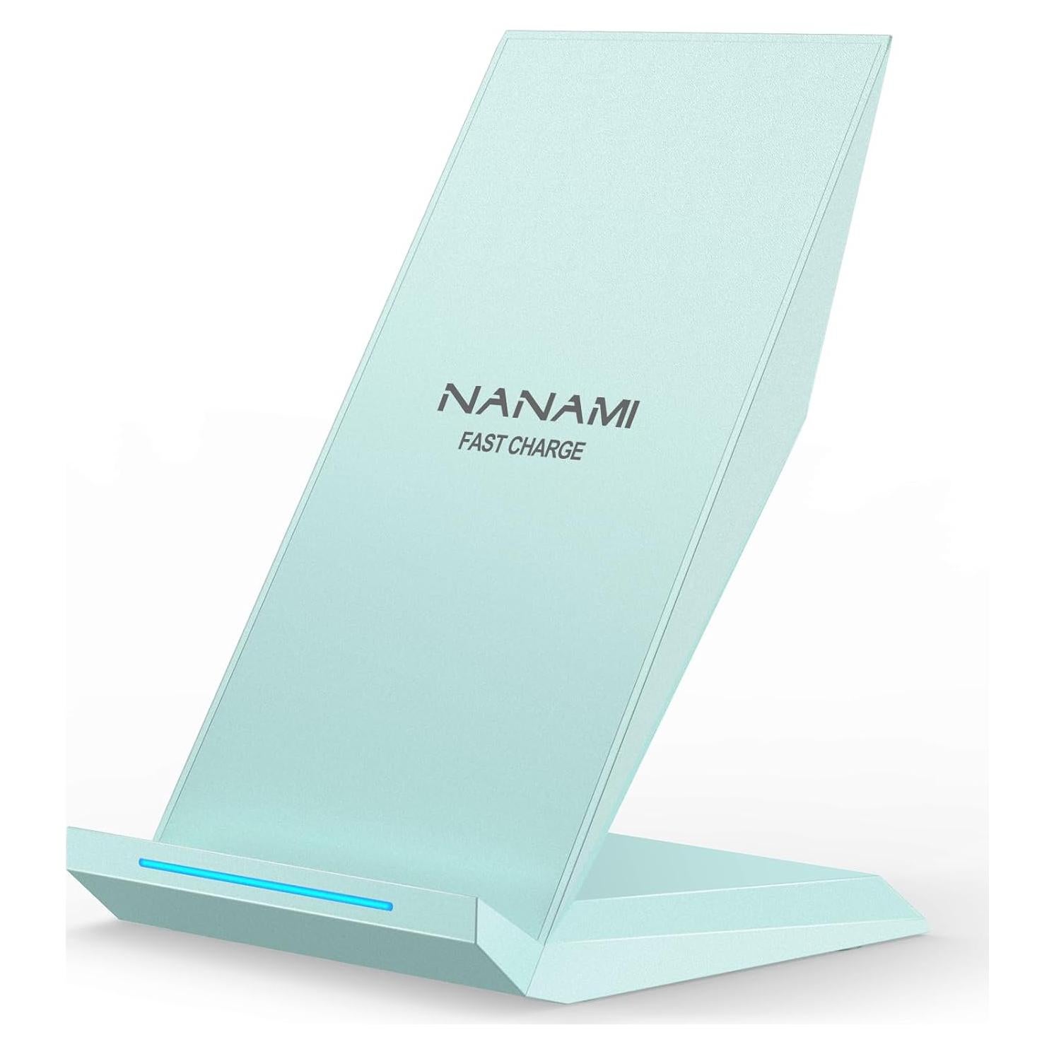 Cargador Inalámbrico NANAMI 10W Soporte Rápido para iPhone y Samsung