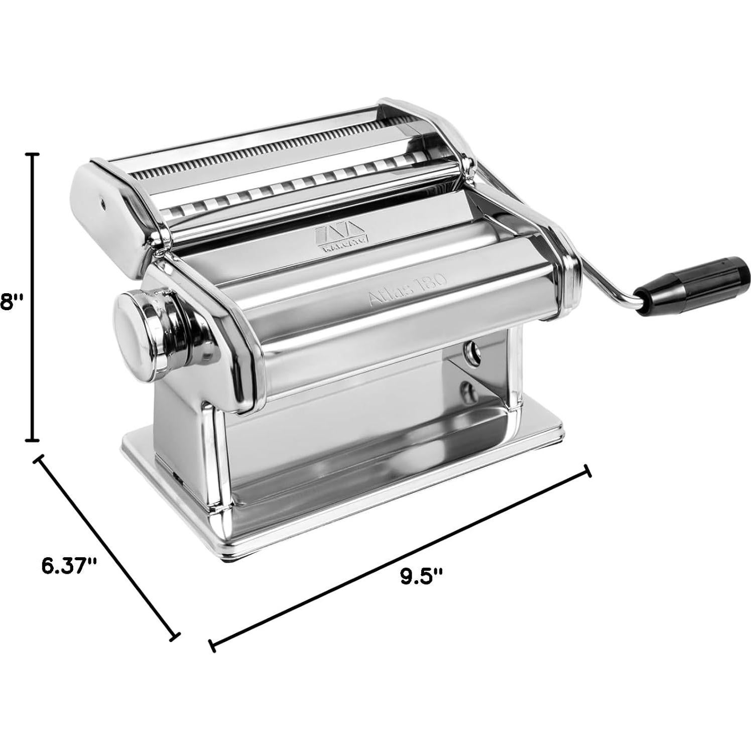 Máquina de Pasta Manual Marcato Atlas 180 - Acero Cromado