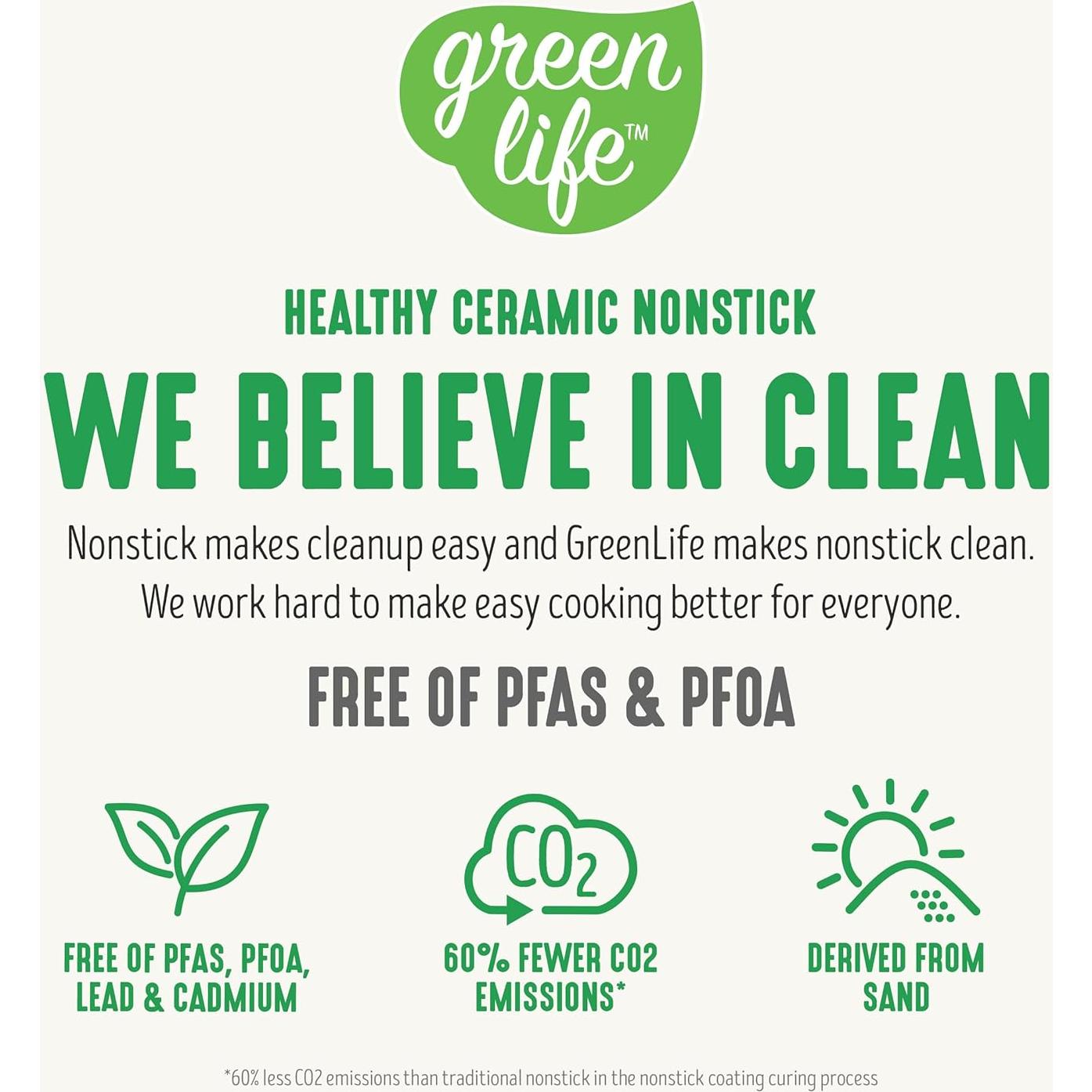 Juego de Utensilios de Cocina GreenLife 8 Piezas Inducción