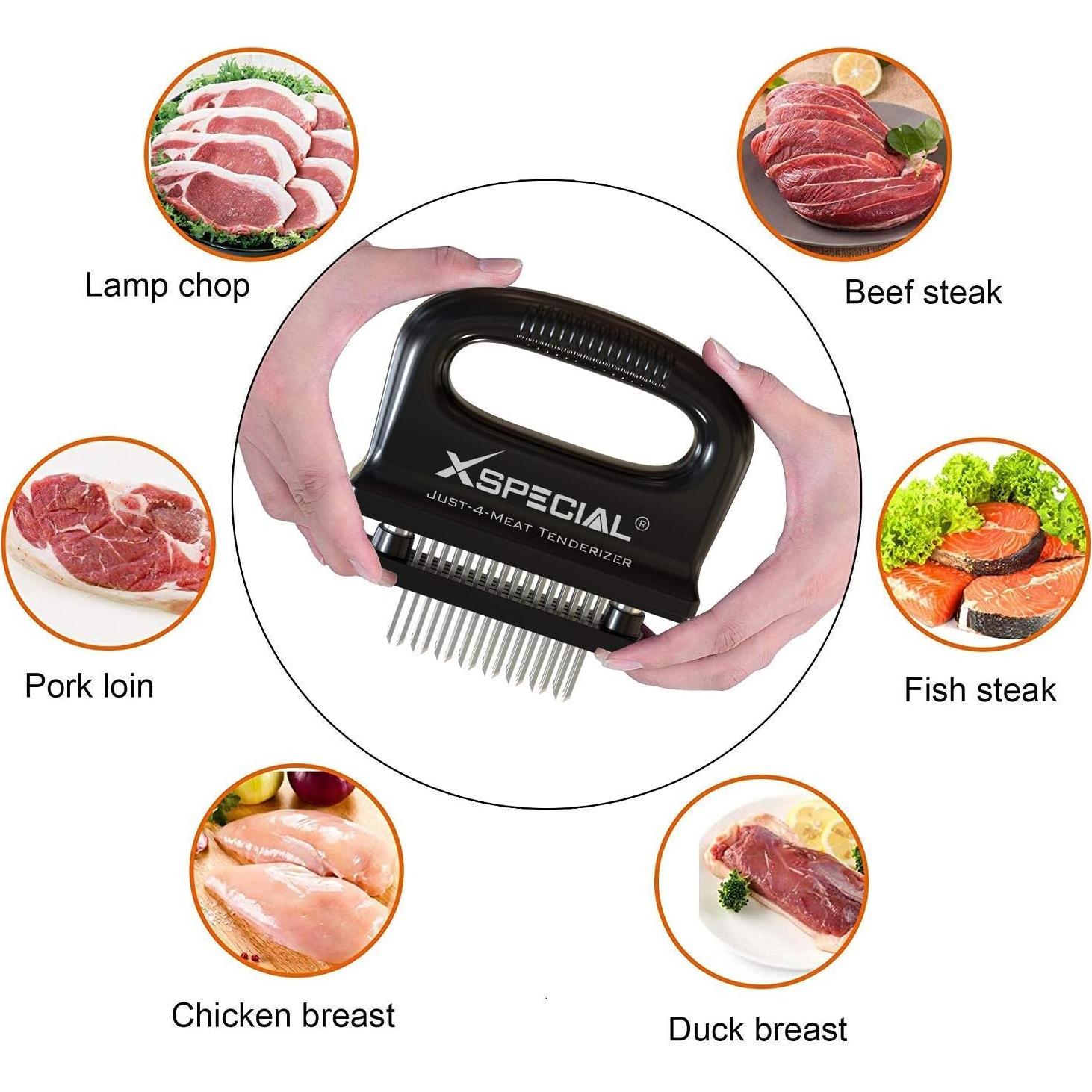 Ablandador de Carne XSpecial 48 Cuchillas Acero Inoxidable