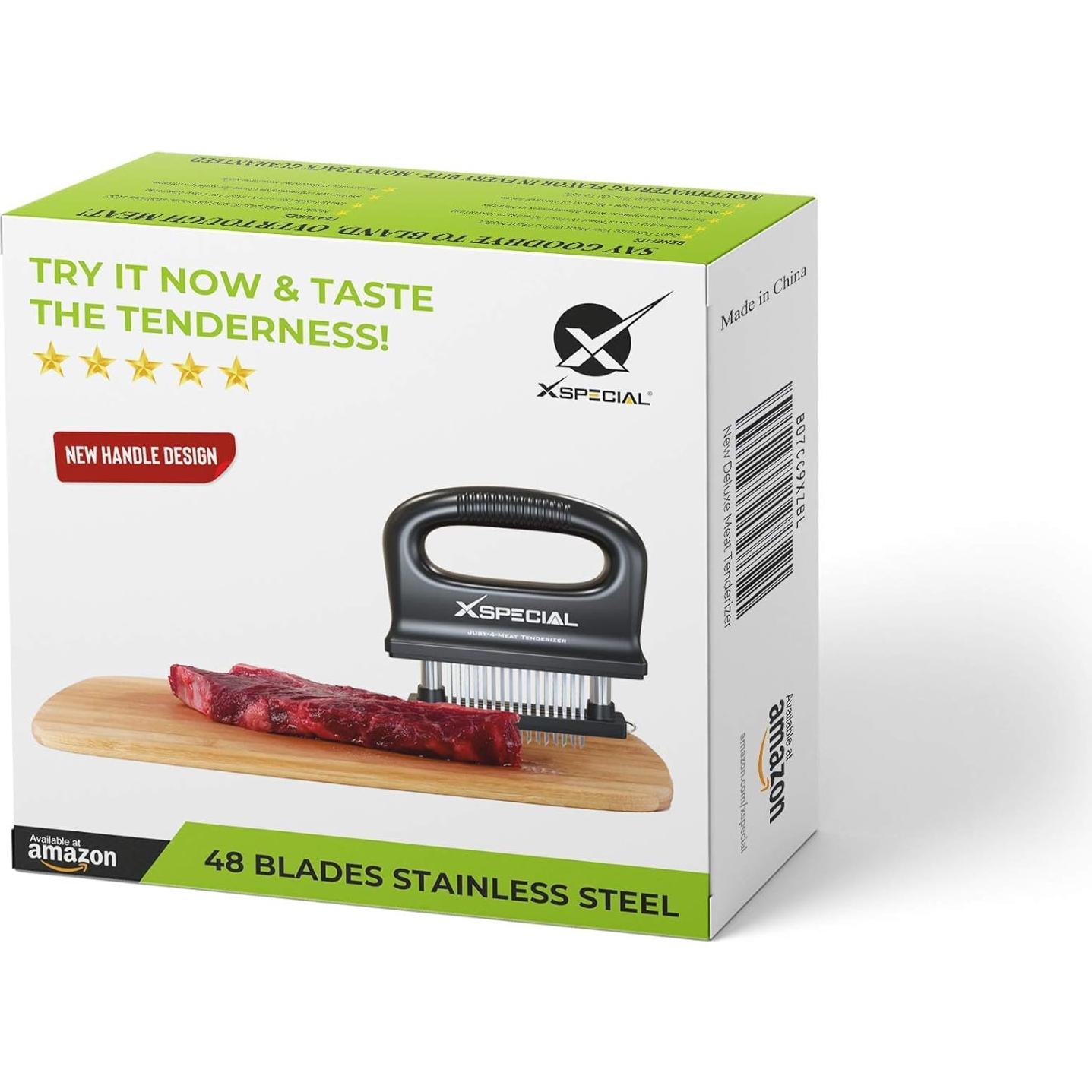 Ablandador de Carne XSpecial 48 Cuchillas Acero Inoxidable