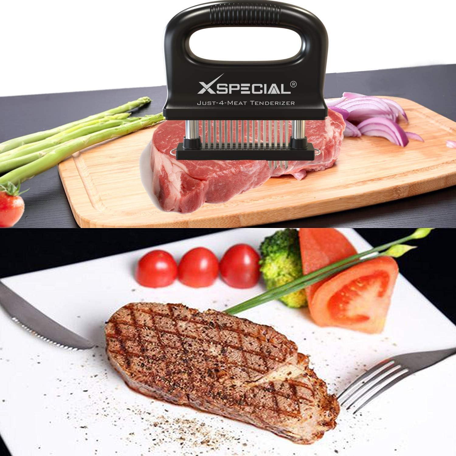 Ablandador de Carne XSpecial 48 Cuchillas Acero Inoxidable