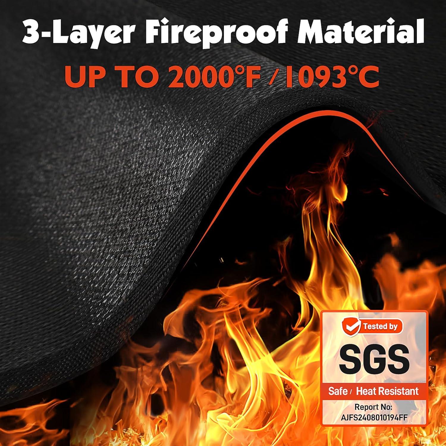 Mat para Parrilla Amerbro 121.92x91.44cm Resistente al Calor