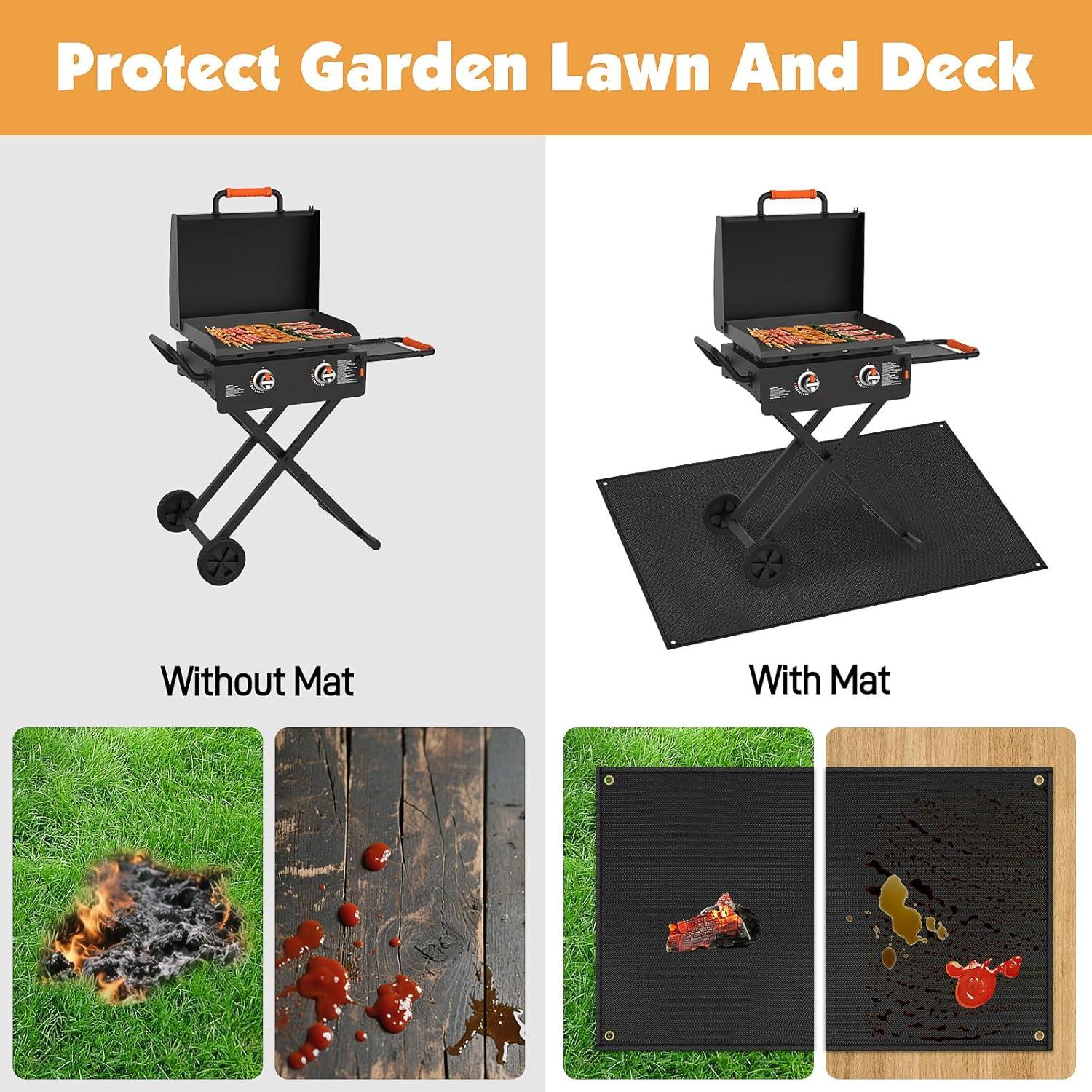 Mat para Parrilla Amerbro 121.92x91.44cm Resistente al Calor