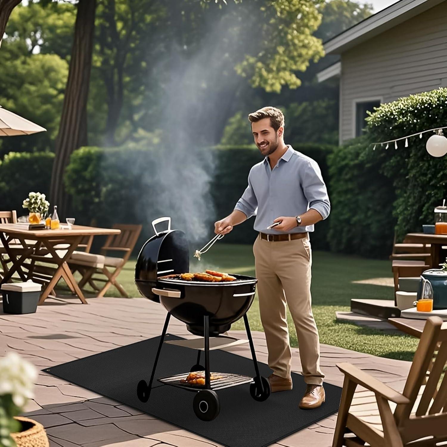 Mat para Parrilla Amerbro 121.92x91.44cm Resistente al Calor