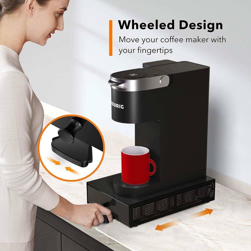 Organizador de Cajones para K Cup SICHEER - Soporte Rodante 24 Cápsulas