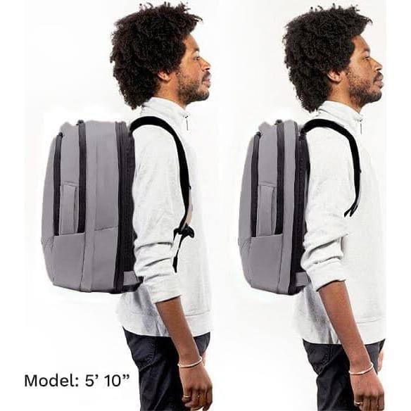 Mochila Knack Pequeña para Laptop 27L Gris Aprobada TSA