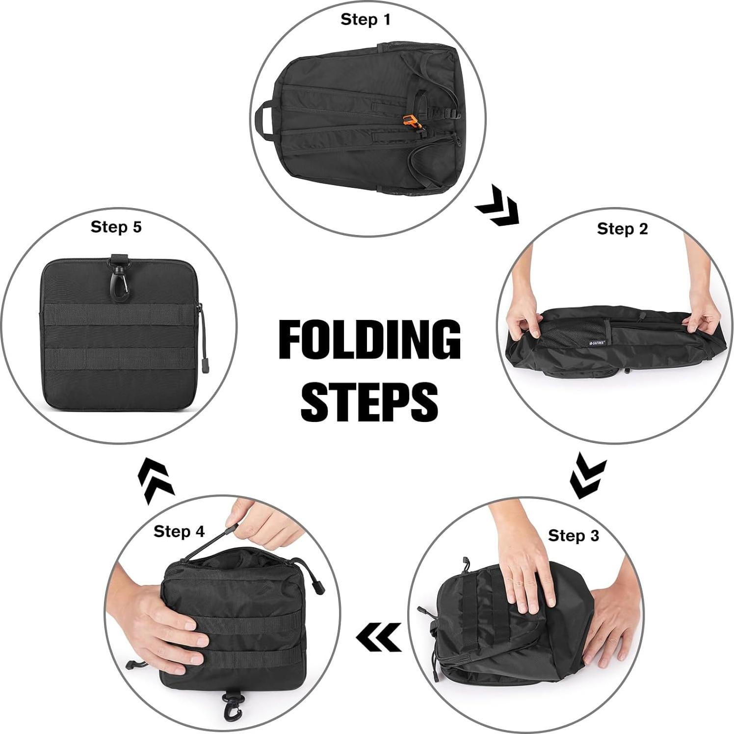 Mochila Táctica Plegable G4Free 30L Resistente al Agua