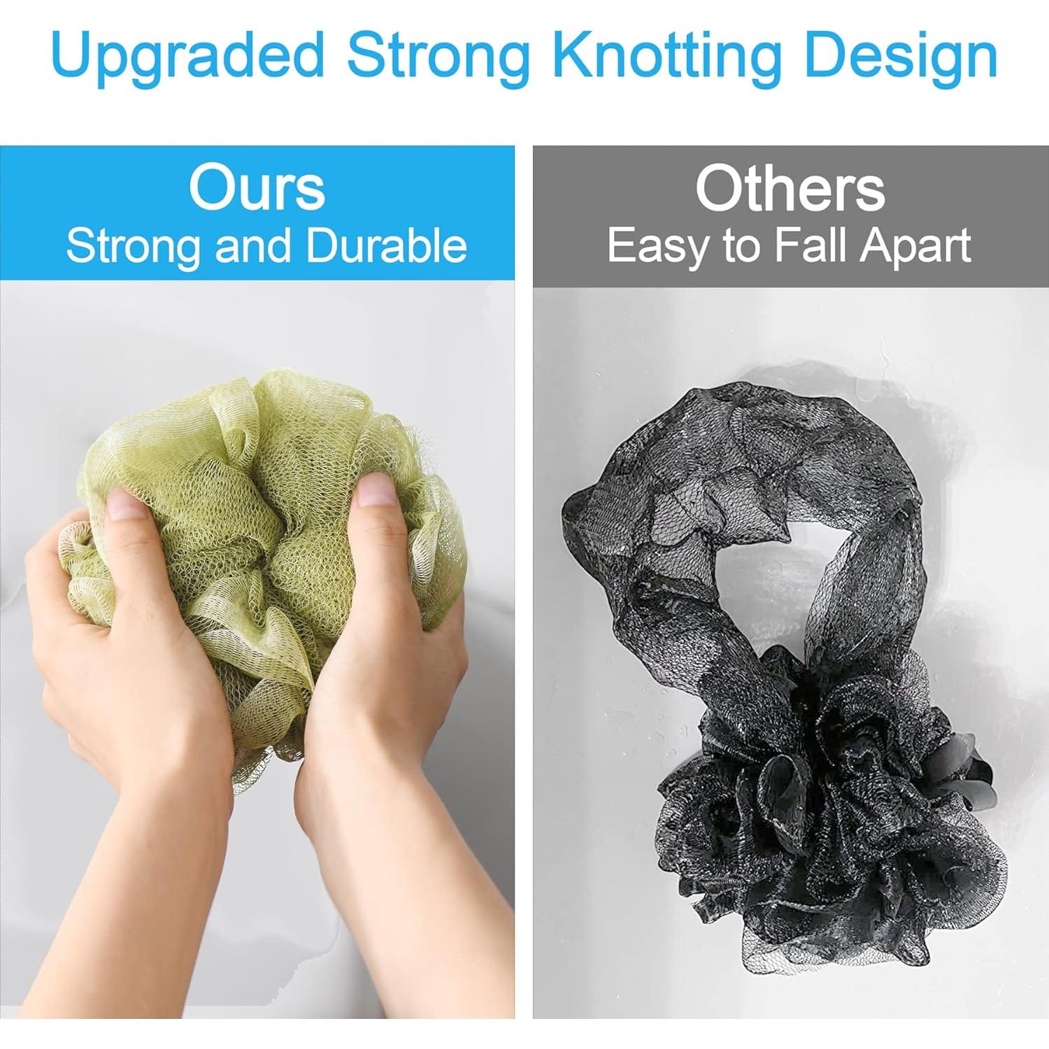 Esponja Exfoliante de Lufa AmazerBath - Set de 4 Colores