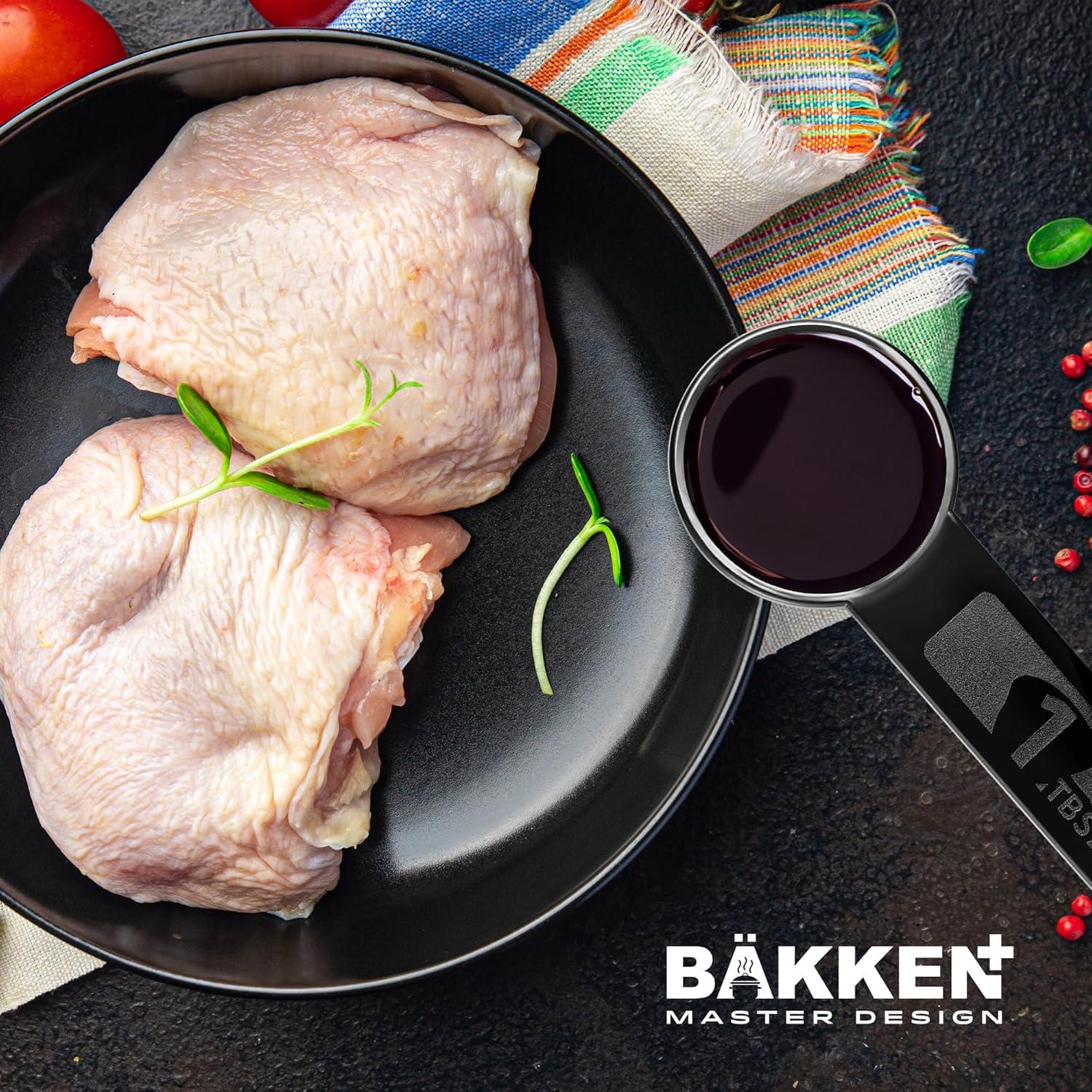 Precision Measuring Spoon Set - 5-Piece l Kit for Accurate Cooking & Baking - Easy Nesting, Dishwasher Safe - Essential Kitchen Tools