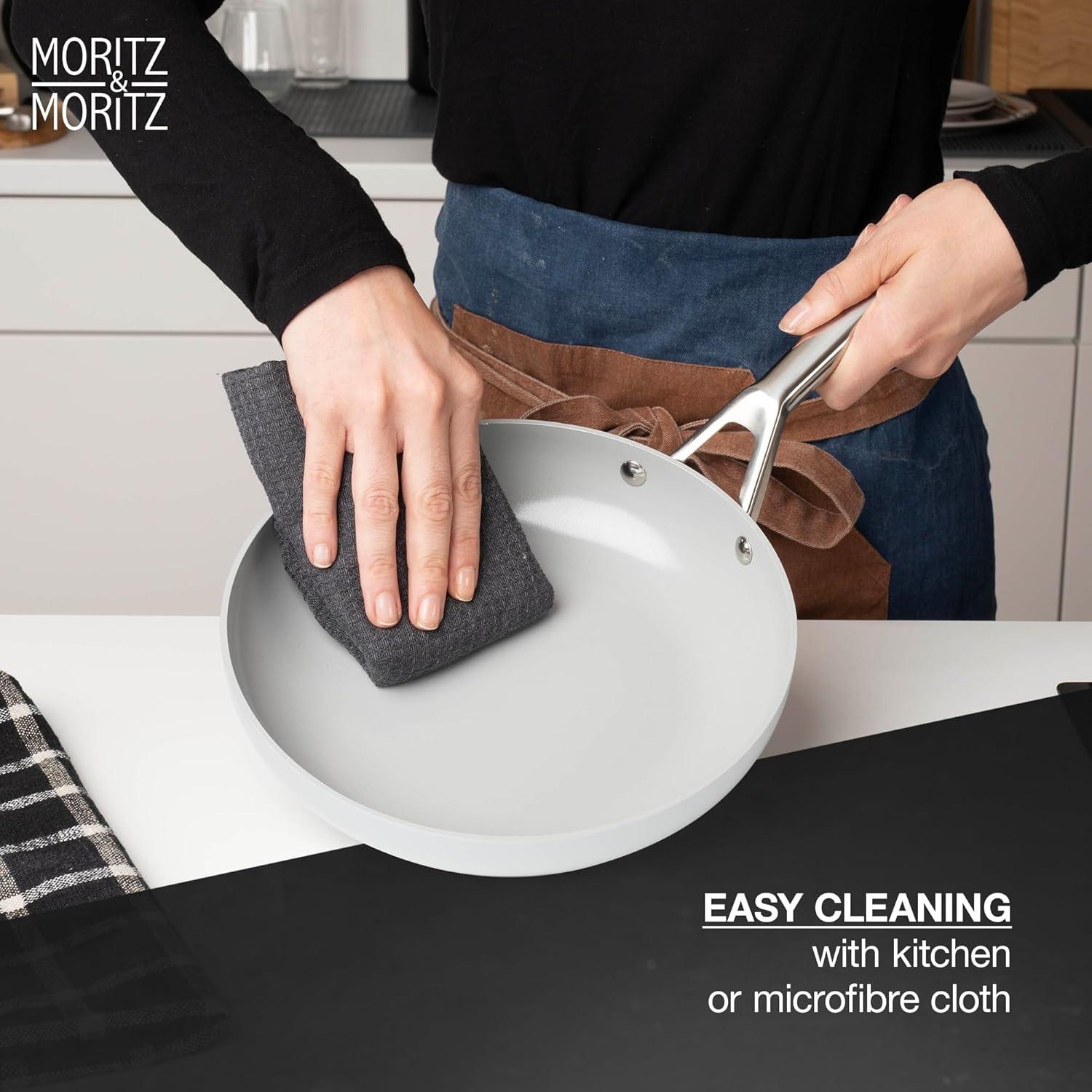 Juego de Ollas y Sartenes Moritz & Moritz 7 Piezas Antiadherente