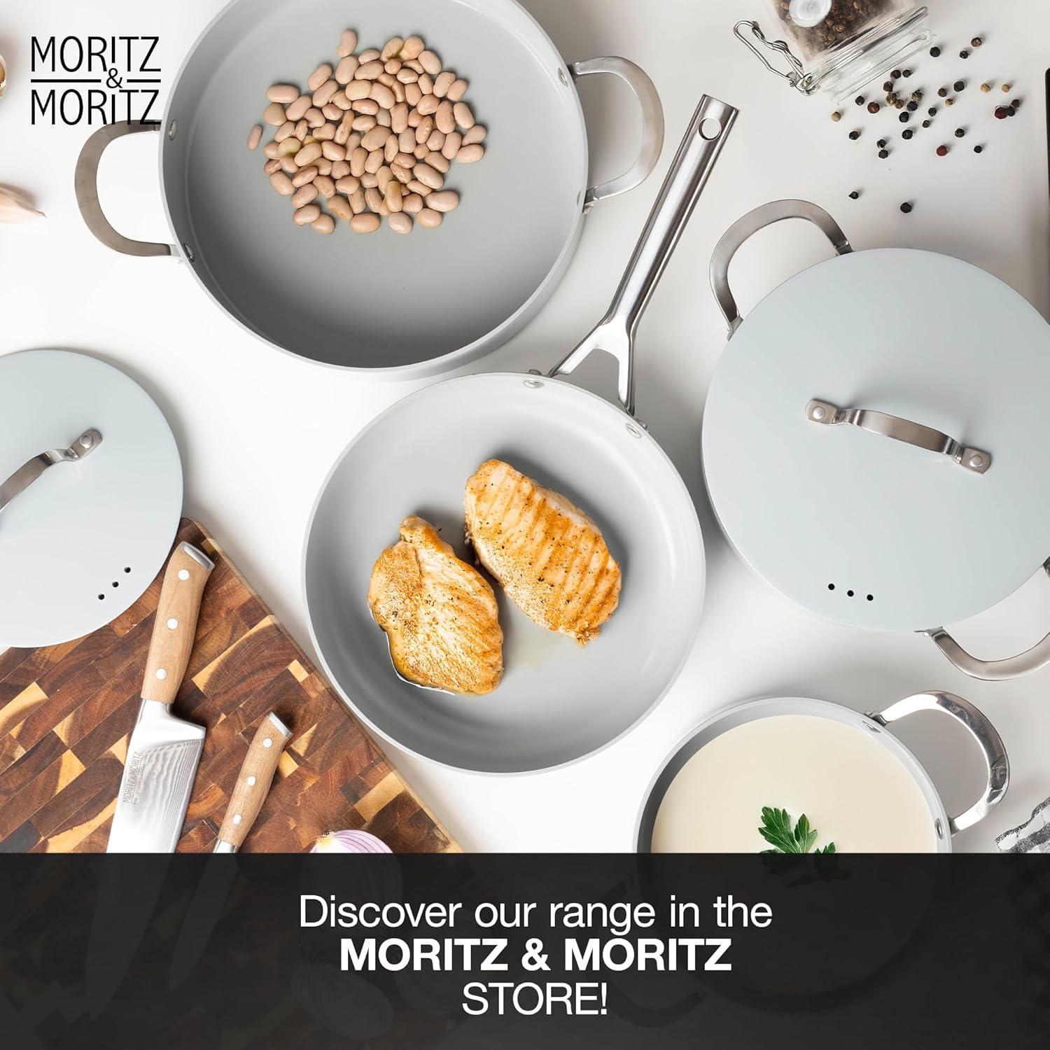 Juego de Ollas y Sartenes Moritz & Moritz 7 Piezas Antiadherente