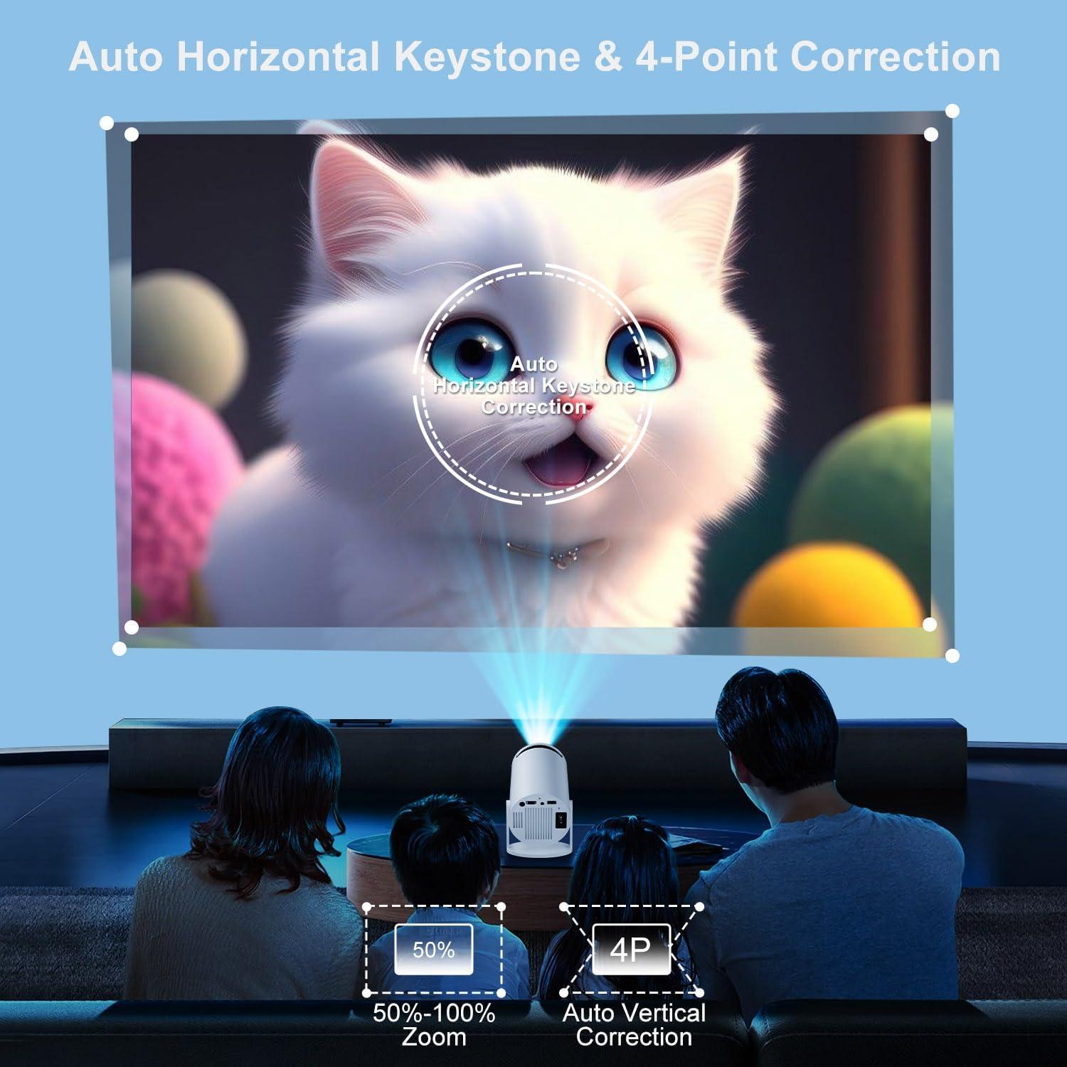 Proyector ZDSSY HY300W Smart 4K 1080P Wifi Bluetooth