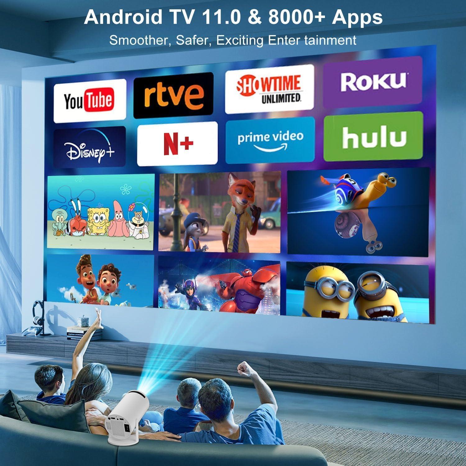 Proyector ZDSSY HY300W Smart 4K 1080P Wifi Bluetooth