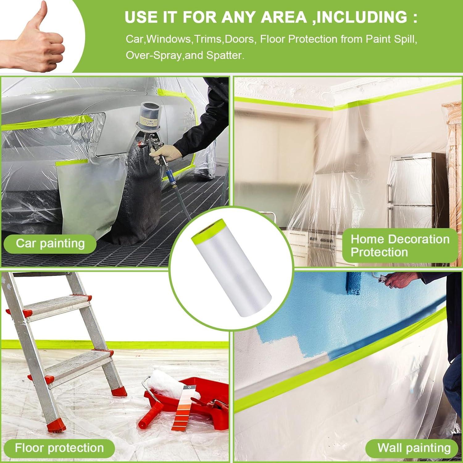 Película de Enmascarar Adhesiva Yudahgan - 6 Rollos Variados