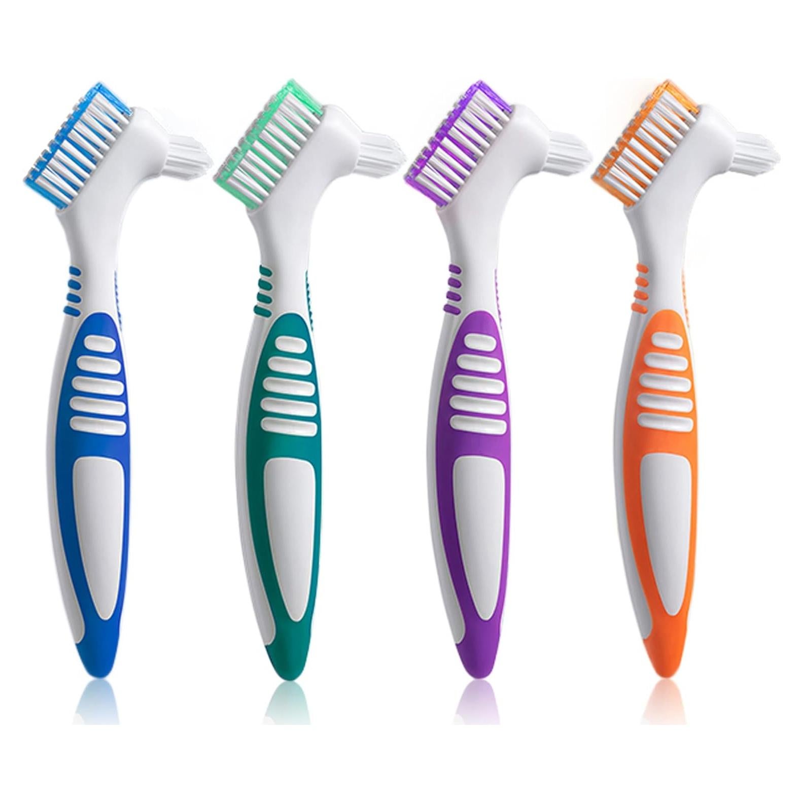 Cepillo de Dentaduras Octuitey 4 Piezas Doble Cabeza