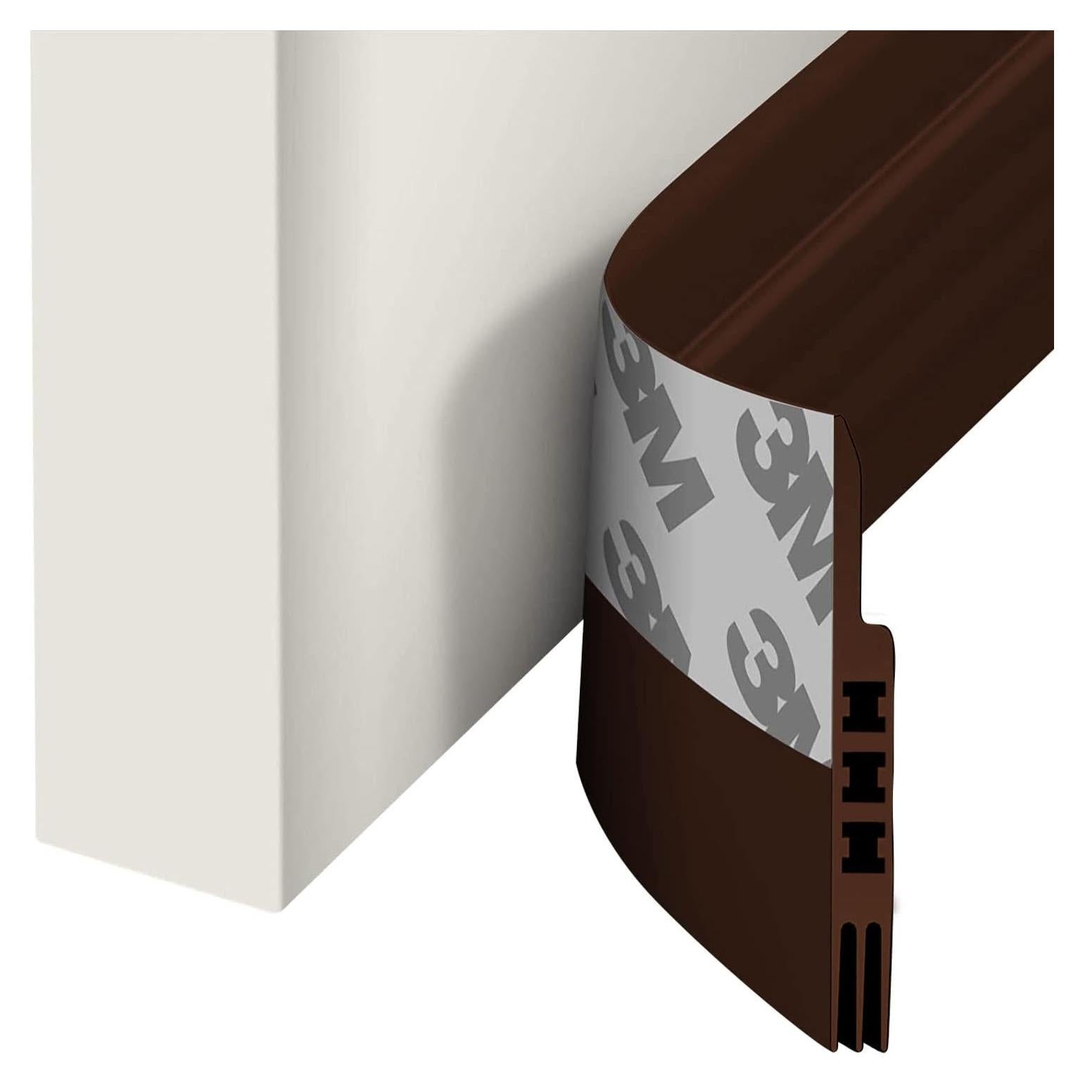 Detenedor de Corrientes de Aire Pehoto 99 cm Silicona Marrón