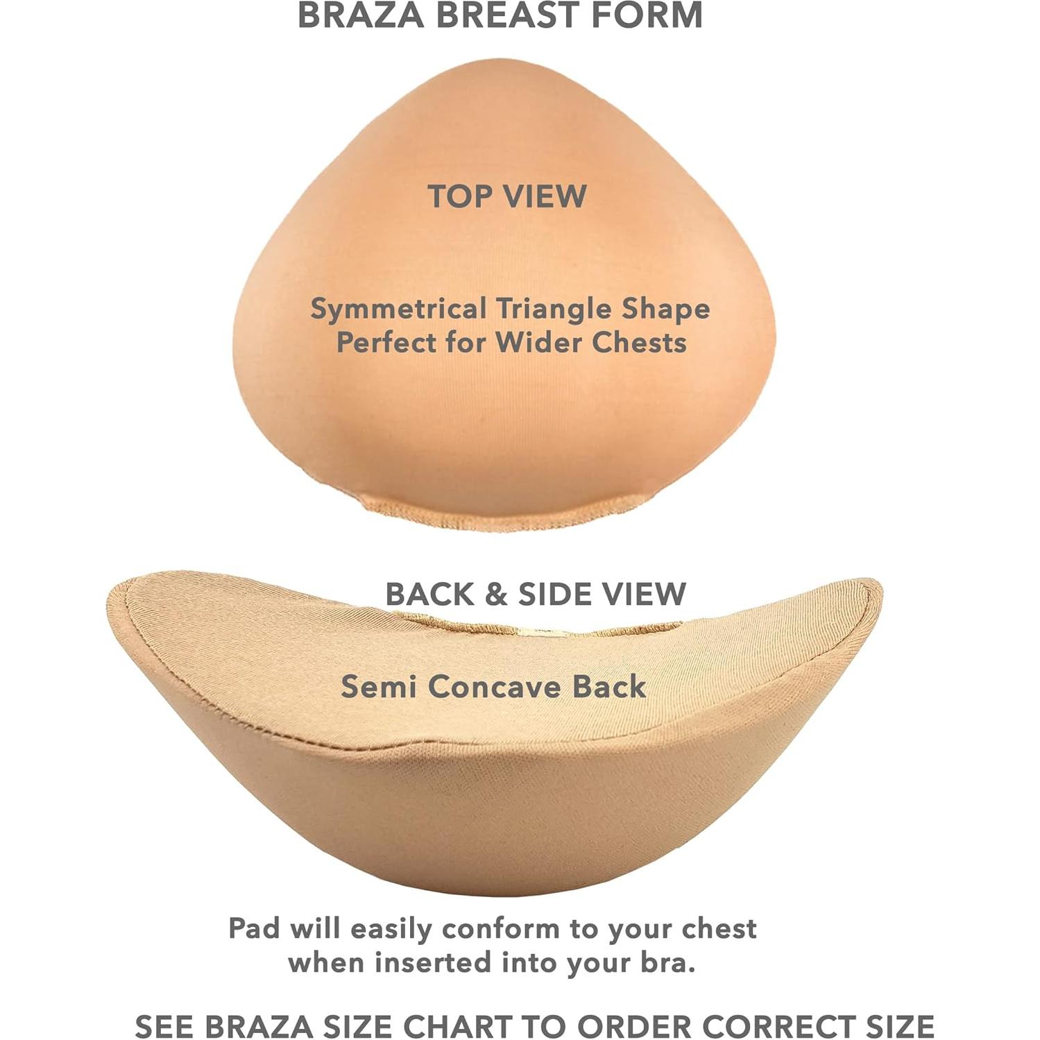 Almohadillas de Mastectomía AsWeChange 15.5x11.4 cm