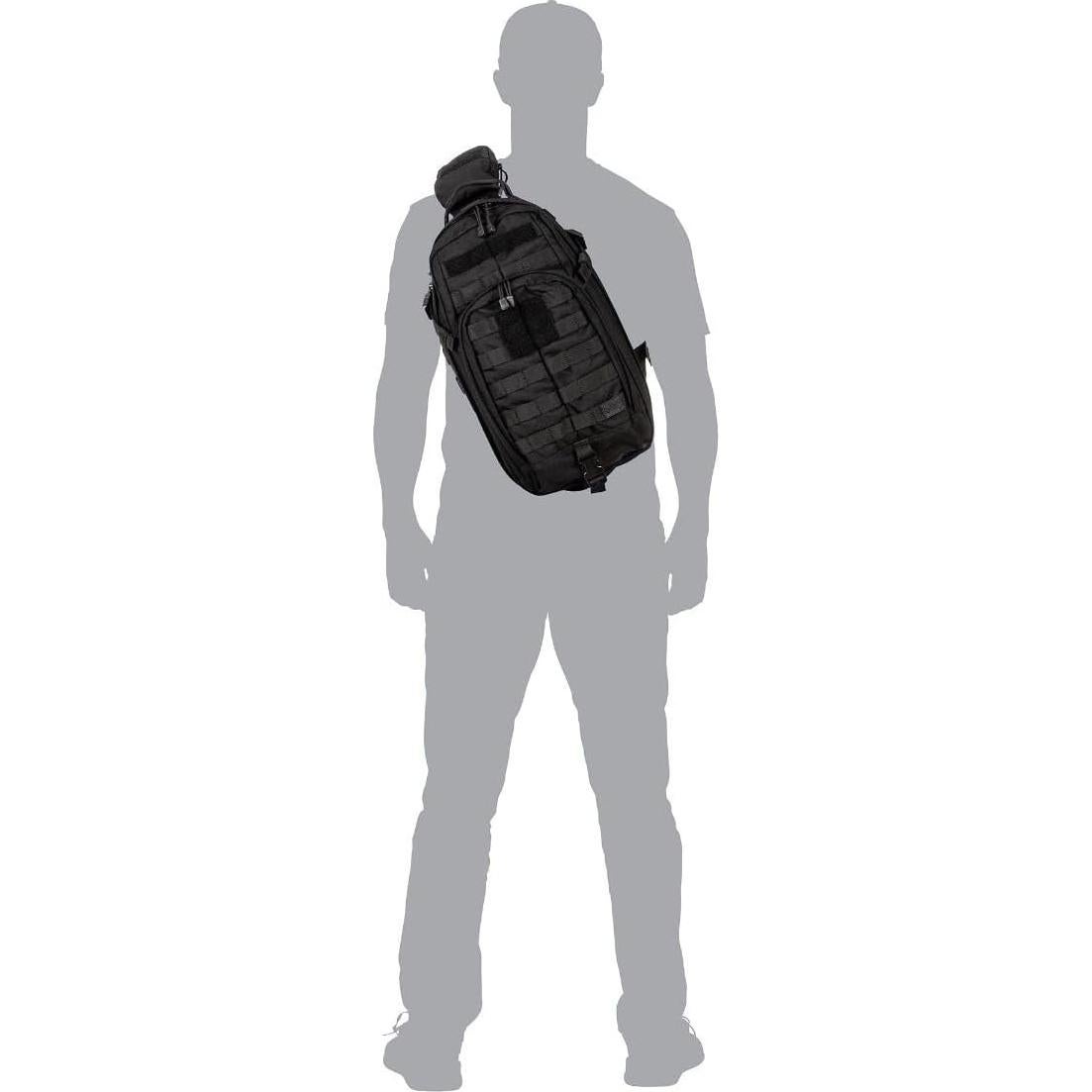 Mochila 5.11 Tactical MOAB 10, 18L, Negro, Sling Bag