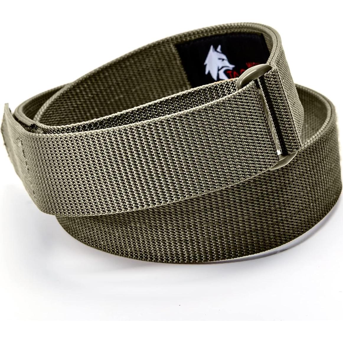 Cinturón EDC Wolf Tactical 2 Capas 3.81 cm Verde Oliva