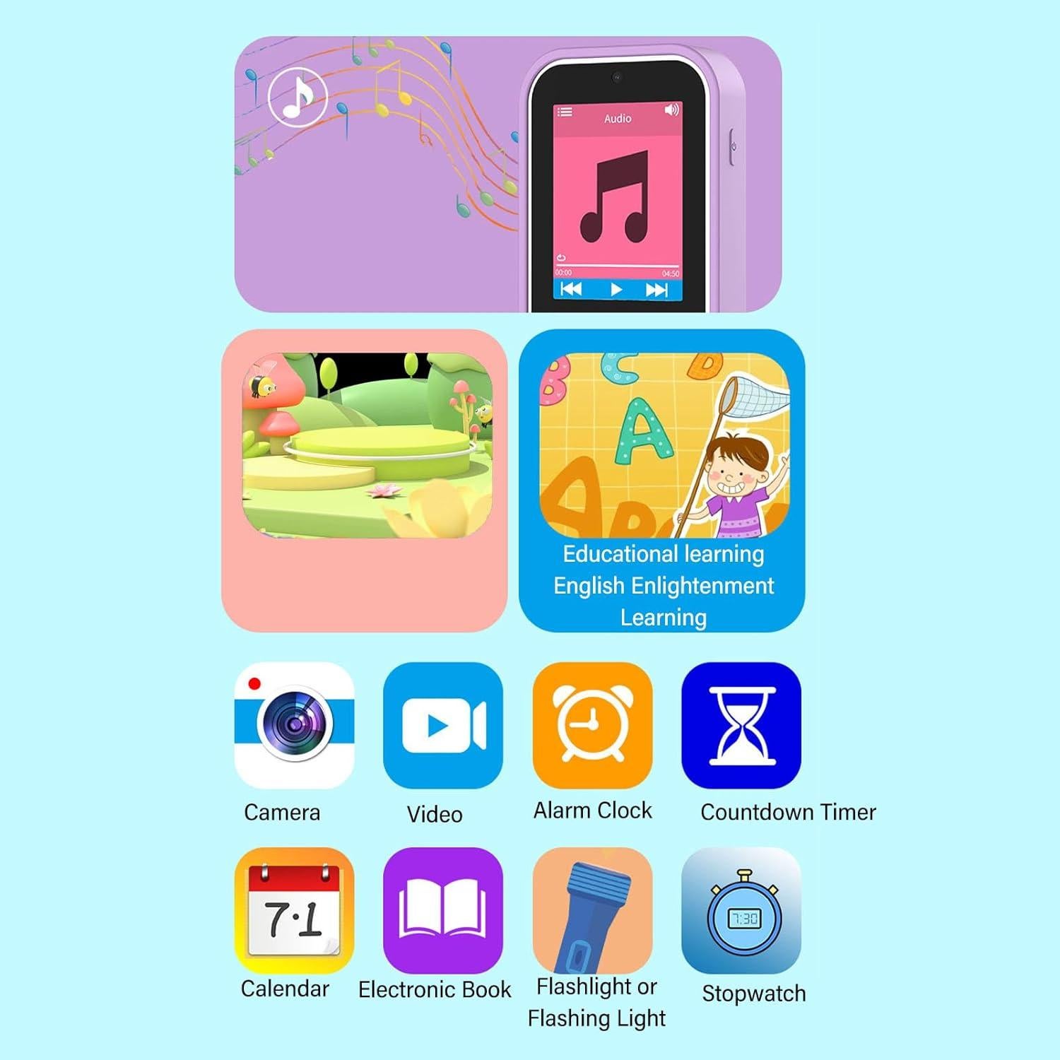 Cámara Digital Multifuncional Yunir 1080P 48MP Azul