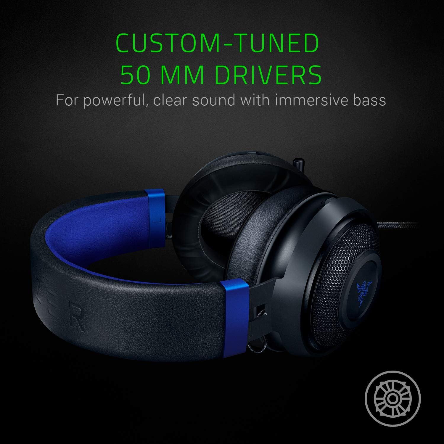 Auriculares Razer Kraken para Juegos - Sonido 7.1, Micrófono Aislante, PC/Consolas