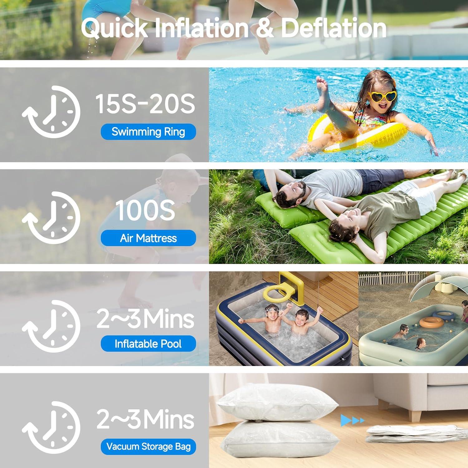 Mini Bomba de Aire Eléctrica AIRSPIRIT 1200mAh Portátil