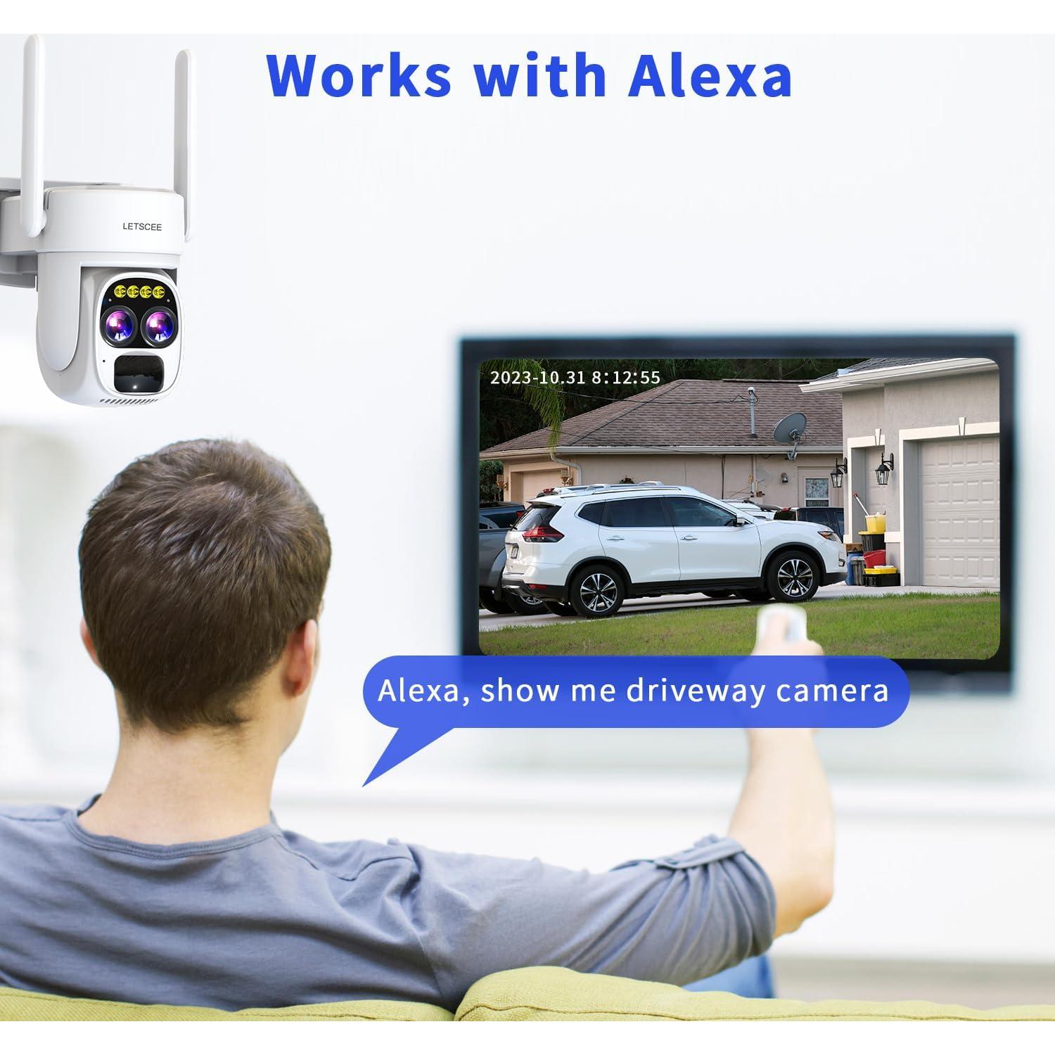 Cámara de Seguridad Inalámbrica LETSCEE HMC1 Solar 2K HD