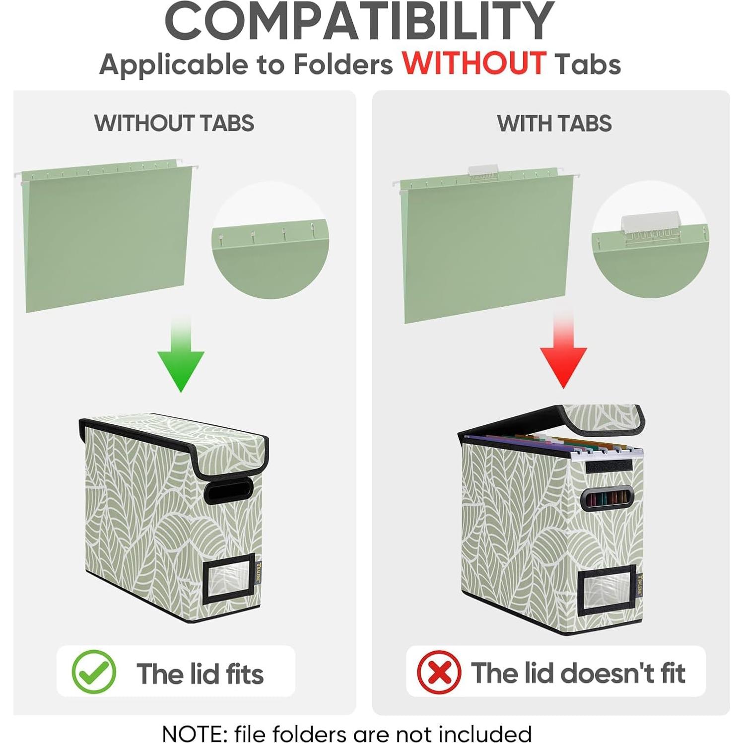 Caja Organizadora de Archivos BALEINE Pequeña con Tapa