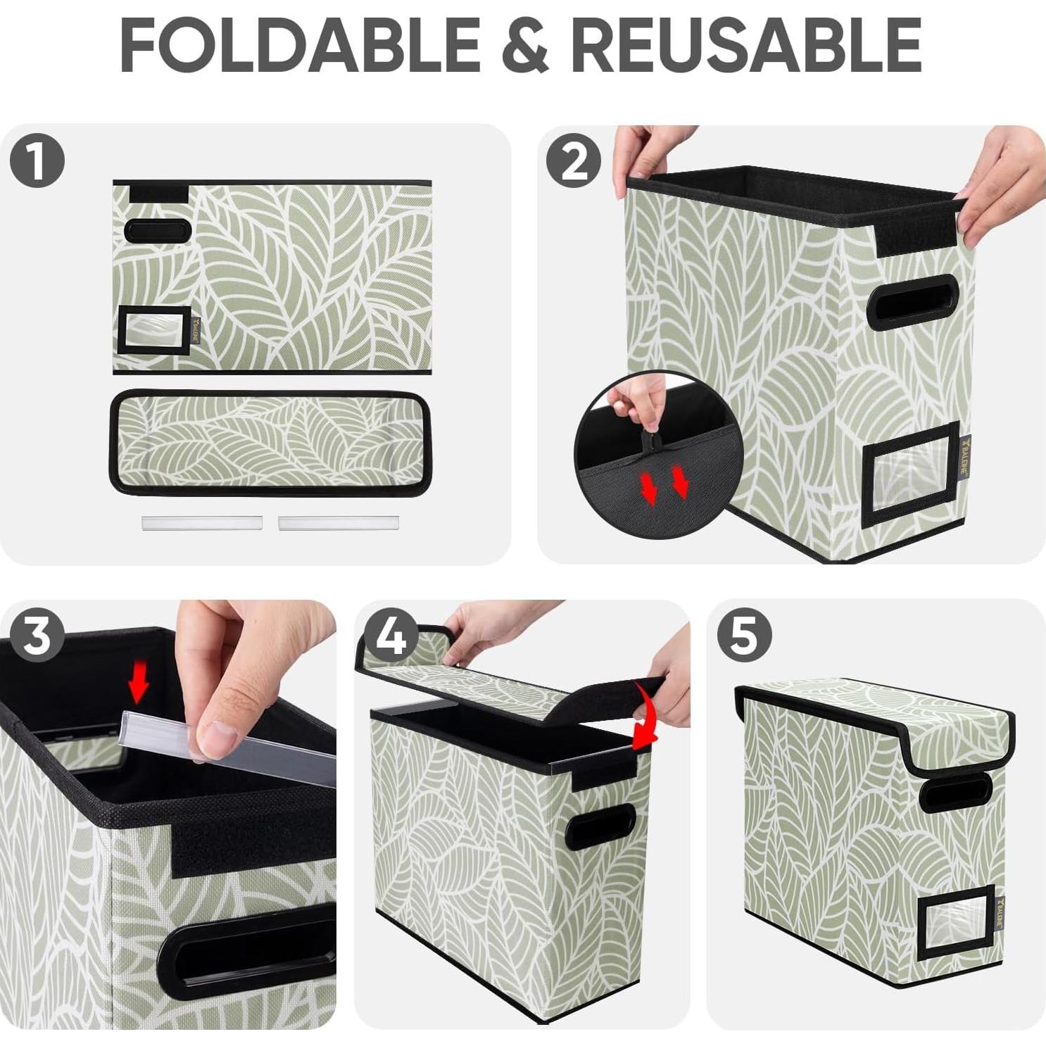 Caja Organizadora de Archivos BALEINE Pequeña con Tapa