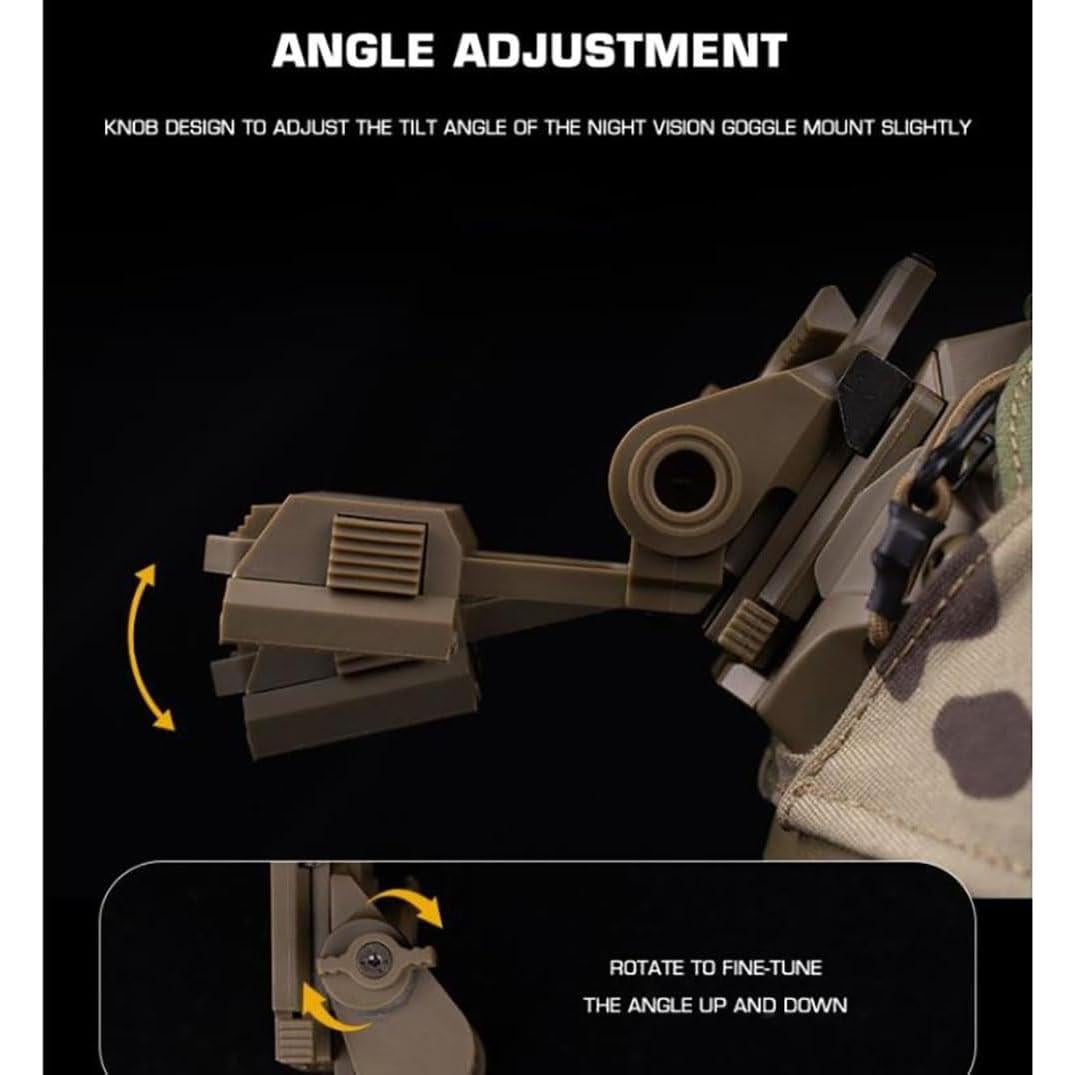 Casco de Airsoft JFFCESTORE HL102jy Camo con Accesorios