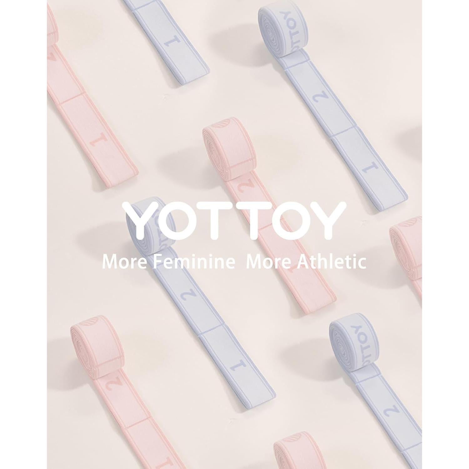 Correa de Yoga YOTTOY con 10 Bucles y Bandas de Resistencia