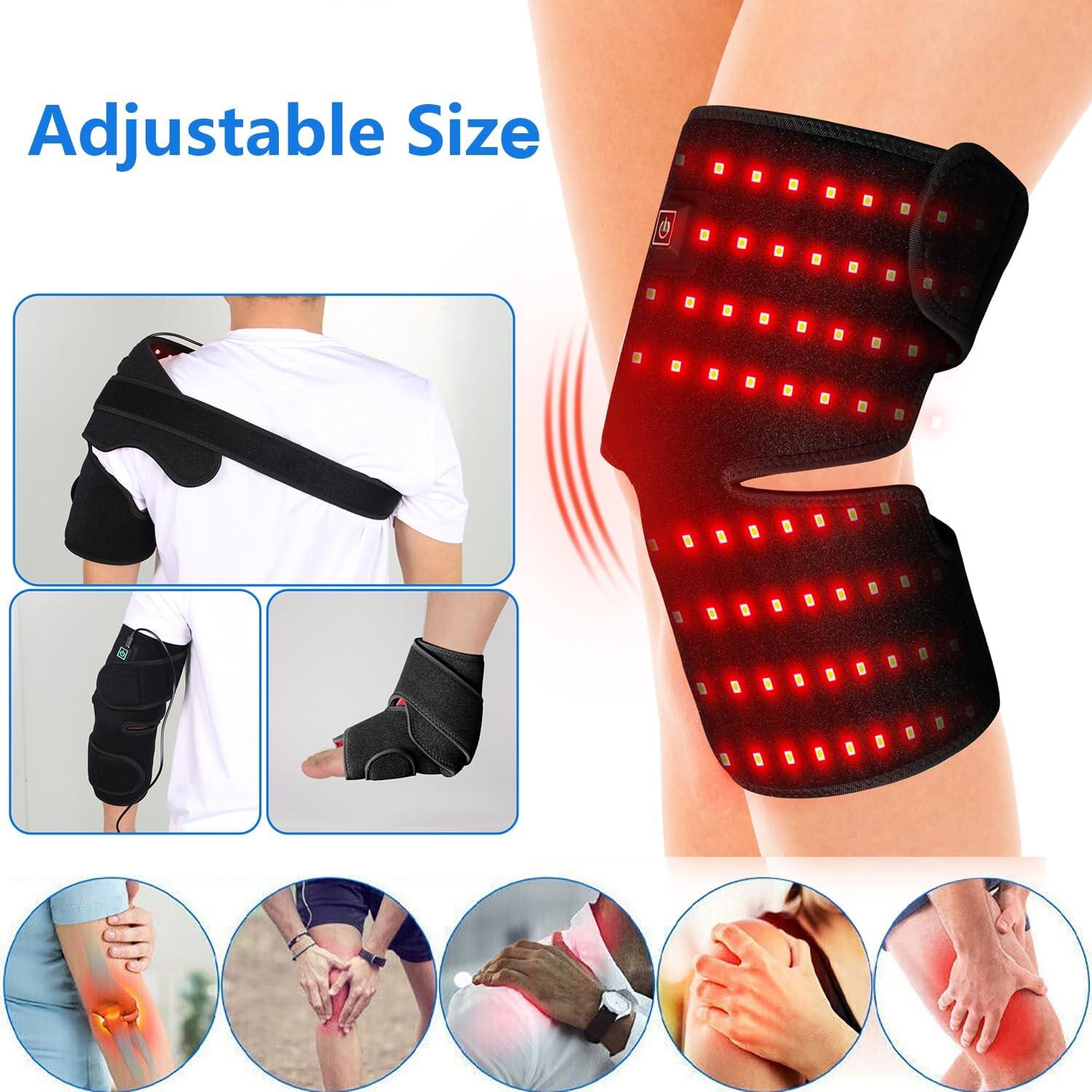 Red Light Therapy Knee Wrap Infrared Knee Therapy Devices - Multi-purpose Red Light Therapy Knee Brace for Pain Relief, Infrared Light Therapy for Knee Relax Recovery