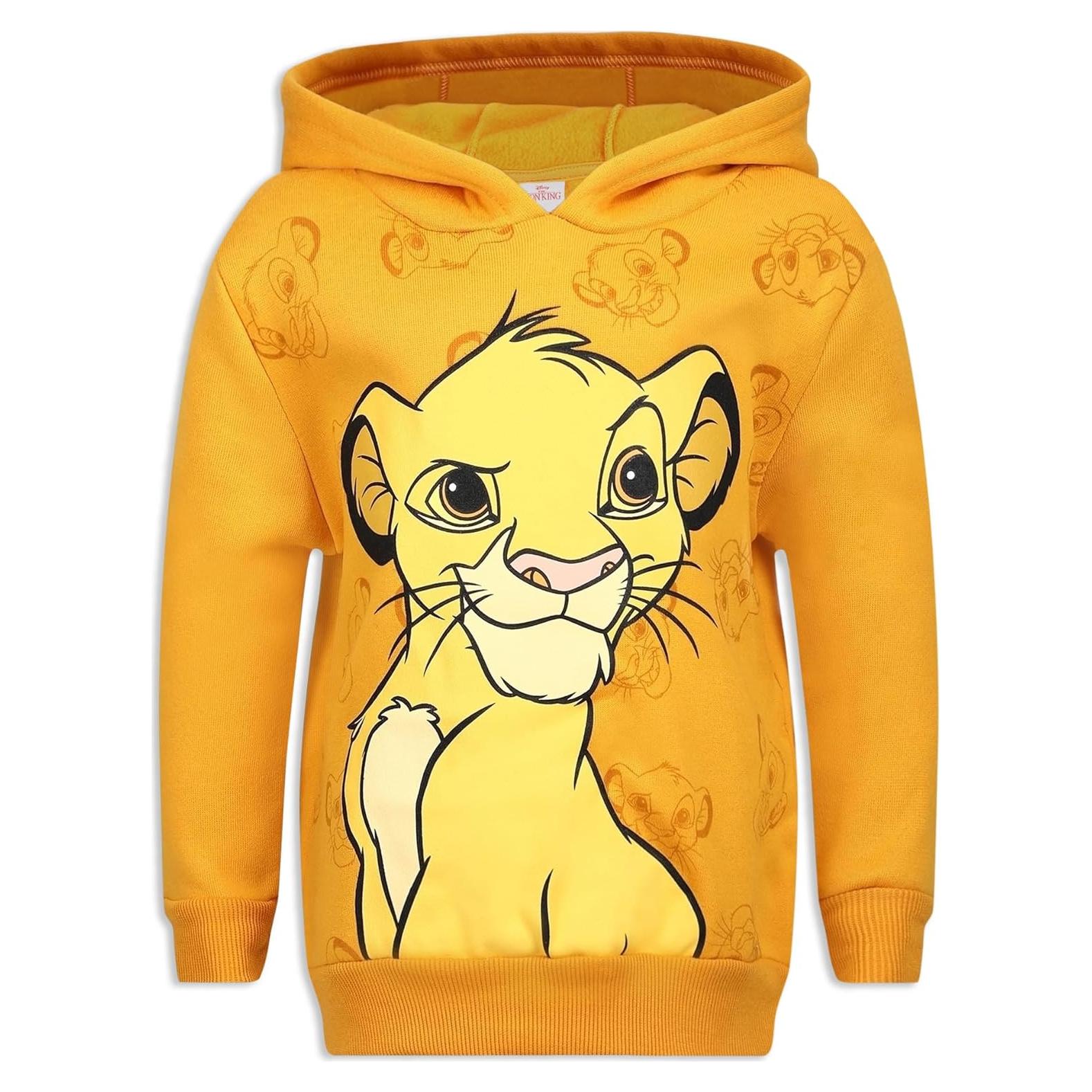 Sudadera con Capucha Naranja Simba Disney El Rey León 2T