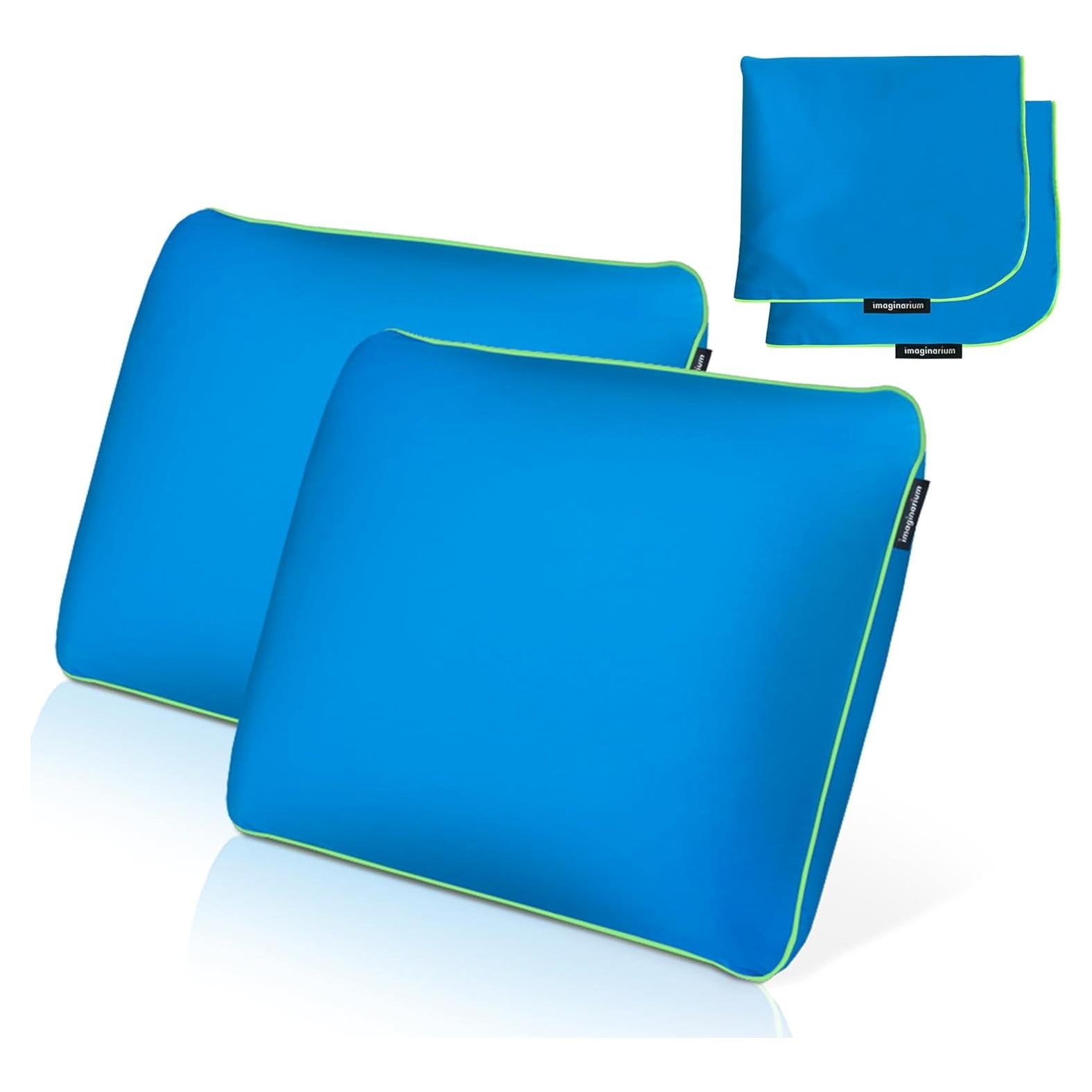 Juego de 2 Almohadas Viscoelásticas Imaginarium Azul Cósmico