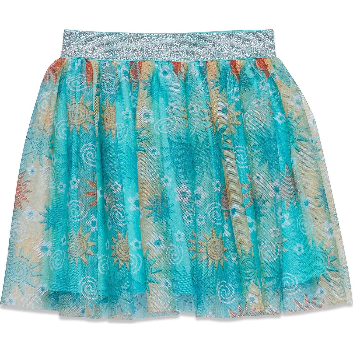 Conjunto camiseta y falda Disney Moana para niñas 2T Aqua