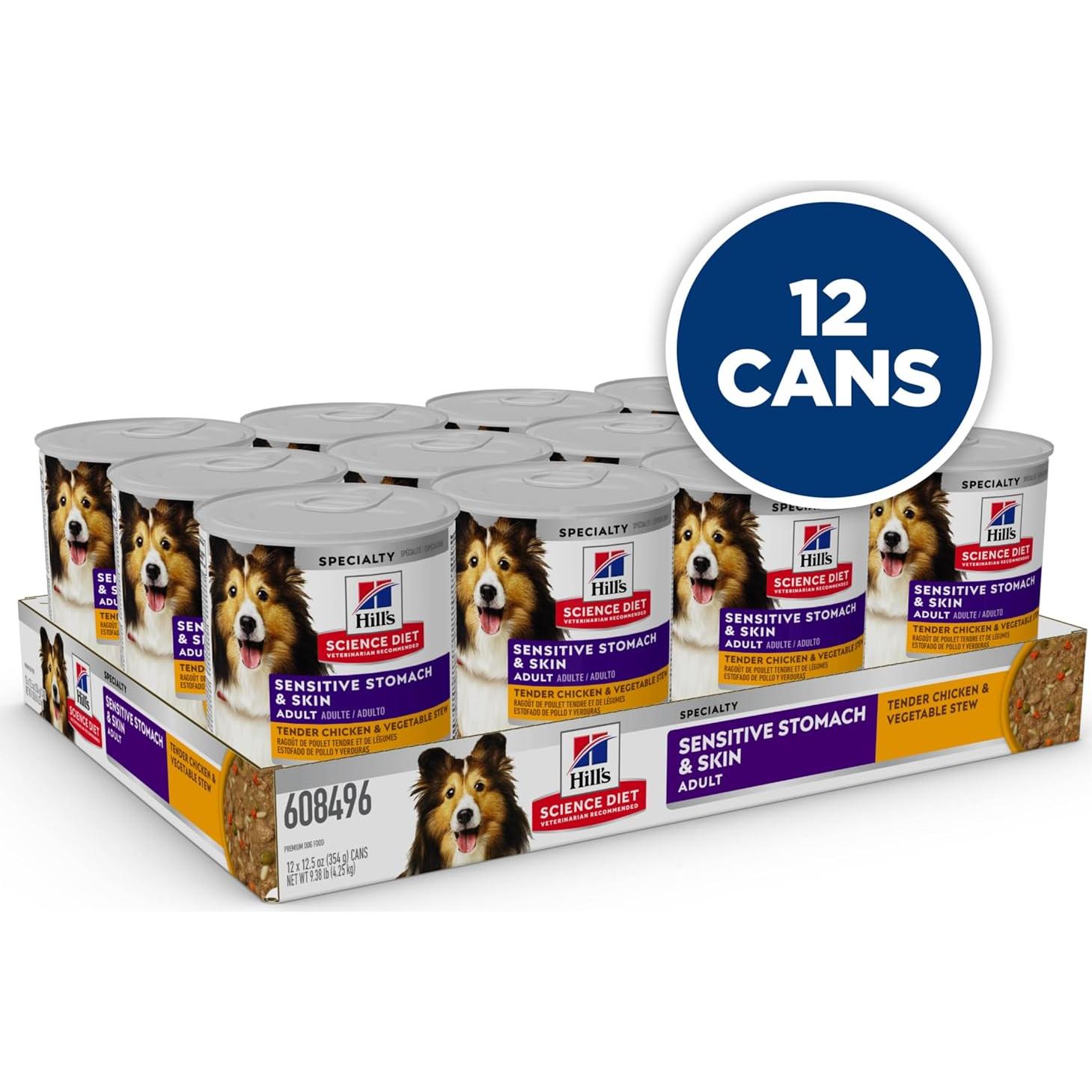 Comida Húmeda para Perros Hill's Science Diet 354g x12 - Estofado Pollo