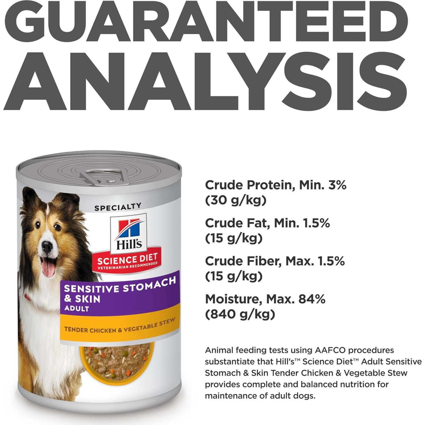 Comida Húmeda para Perros Hill's Science Diet 354g x12 - Estofado Pollo