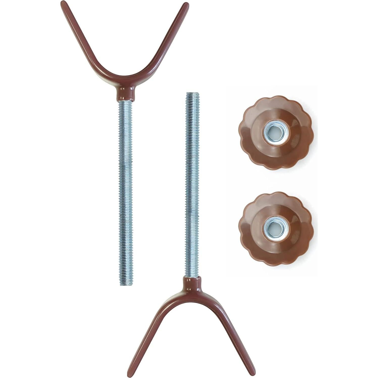 Adaptador Barandilla Puerta Bebé Vmaisi M8 12cm Marrón