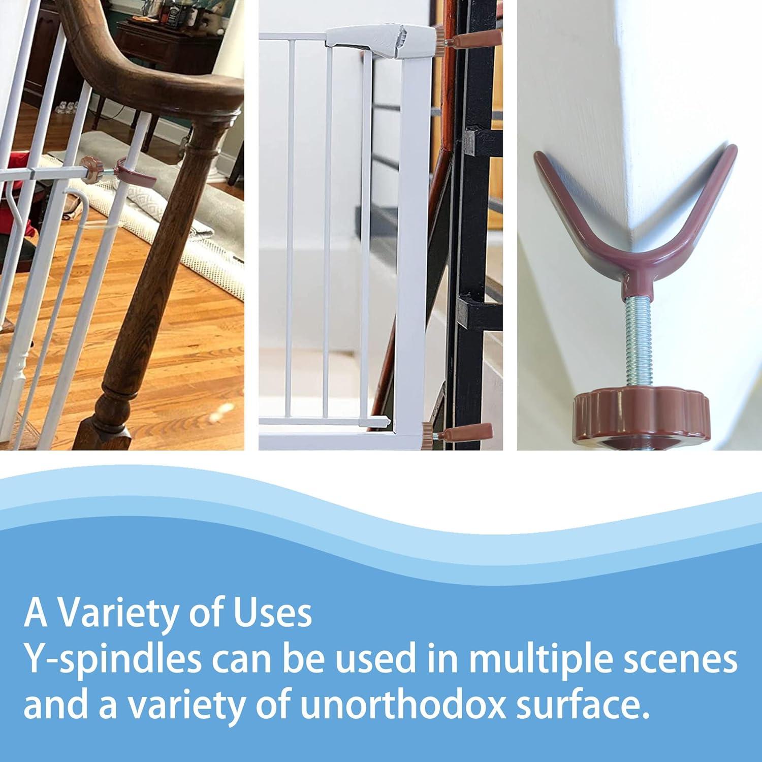 Adaptador Barandilla Puerta Bebé Vmaisi M8 12cm Marrón