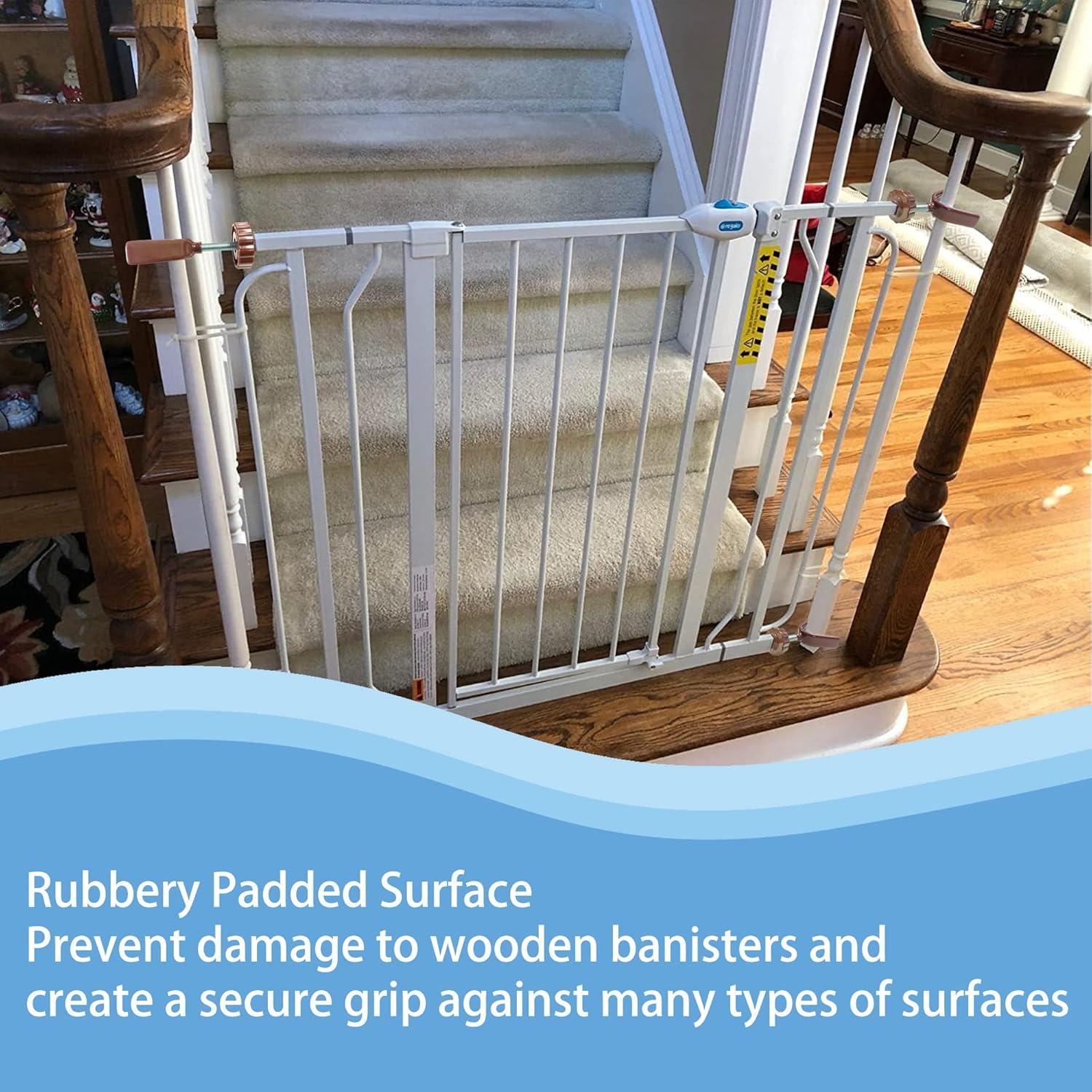 Adaptador Barandilla Puerta Bebé Vmaisi M8 12cm Marrón