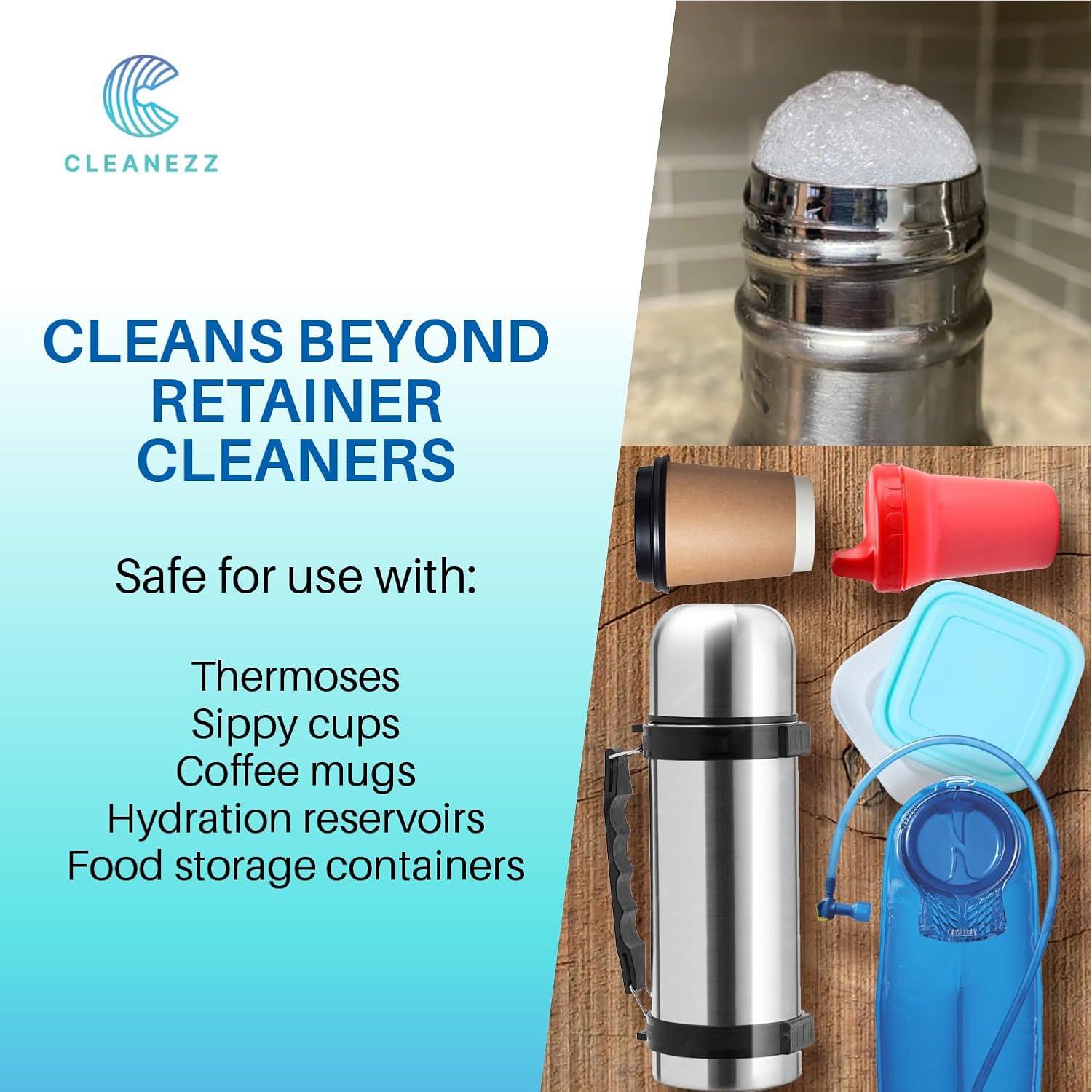 Tabletas Limpiadoras Cleanezz para Dentaduras y Retenedores