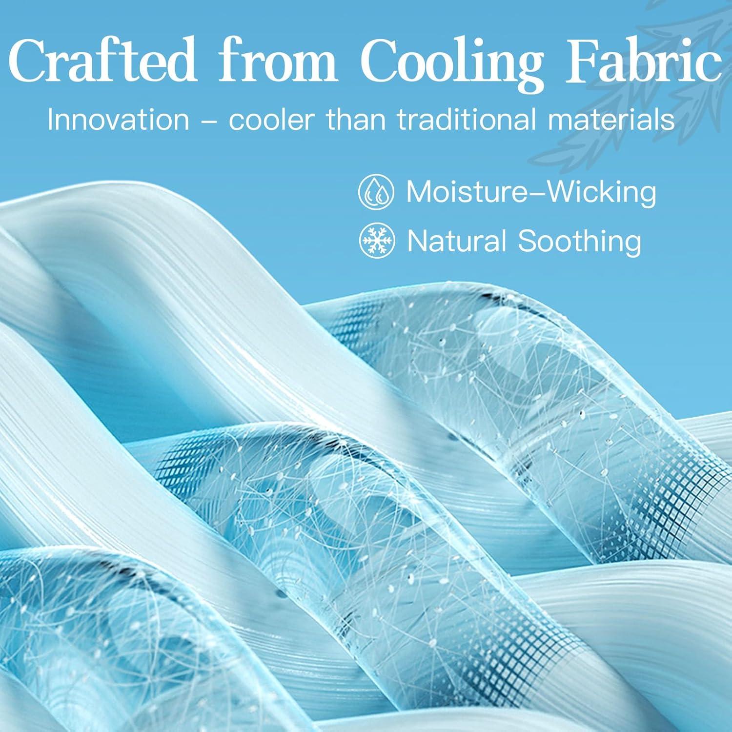 Paquete de 2 Máscaras para Dormir PERBACT Tela Refrigerante