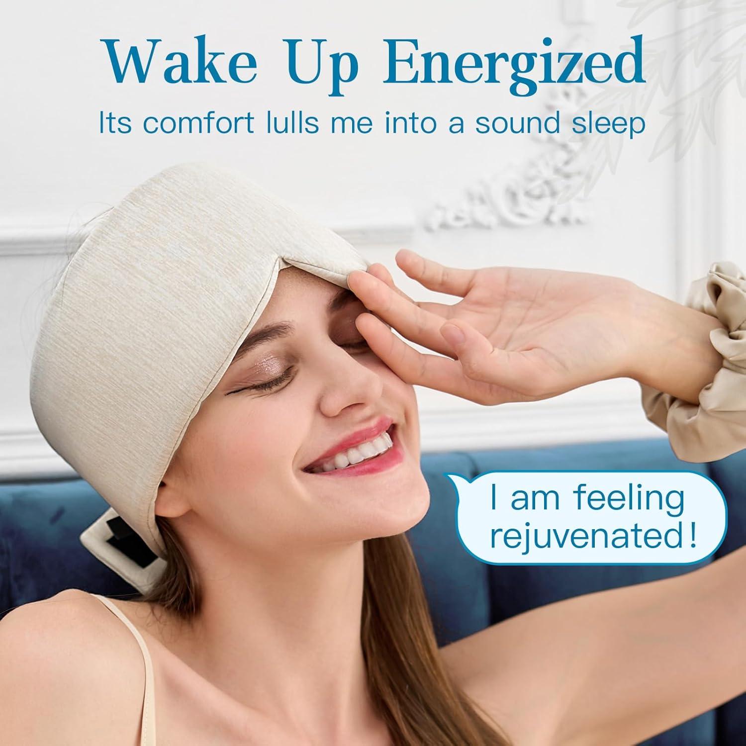 Paquete de 2 Máscaras para Dormir PERBACT Tela Refrigerante