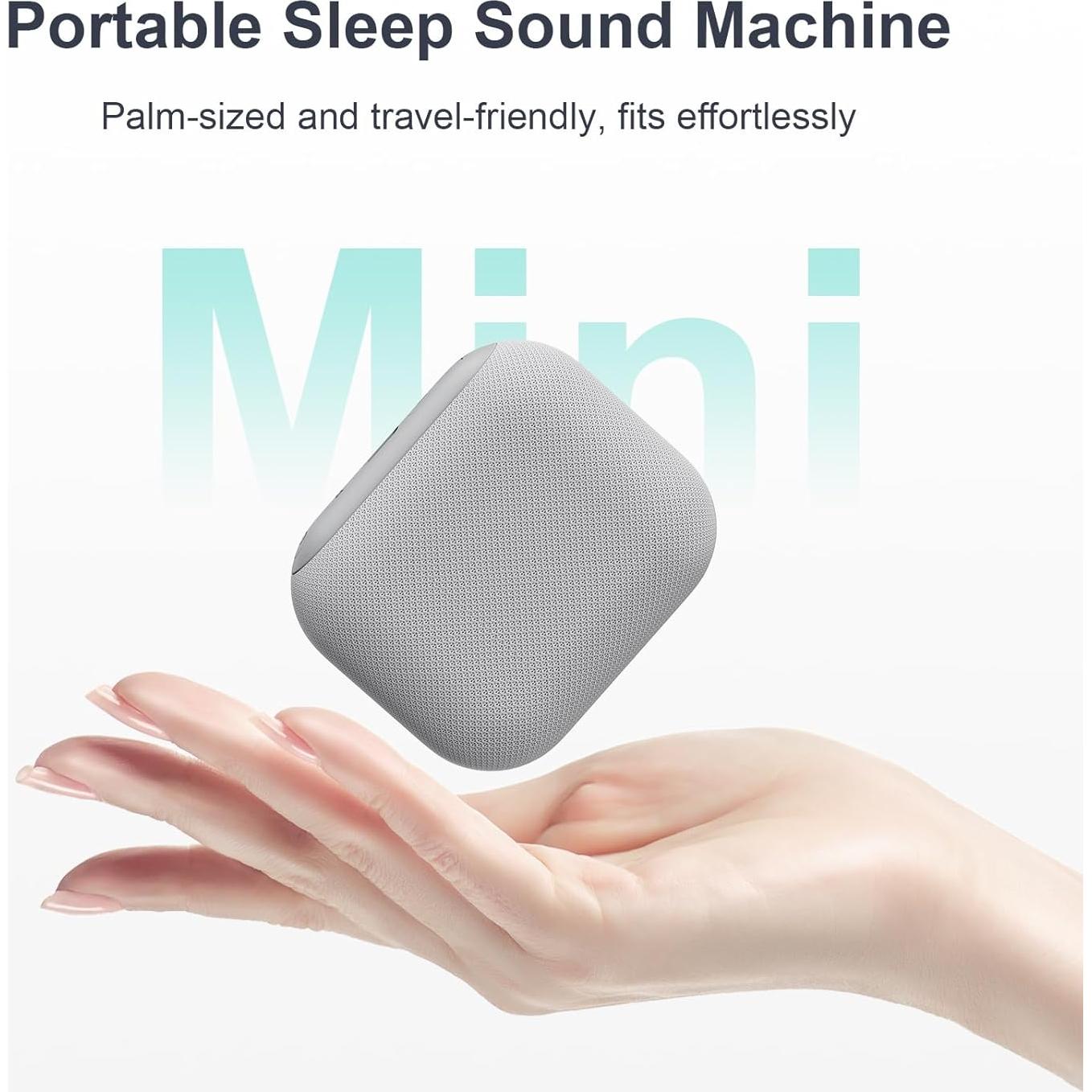 Máquina de Sonido ANJANK KX215 Gris, 20 Sonidos Relajantes