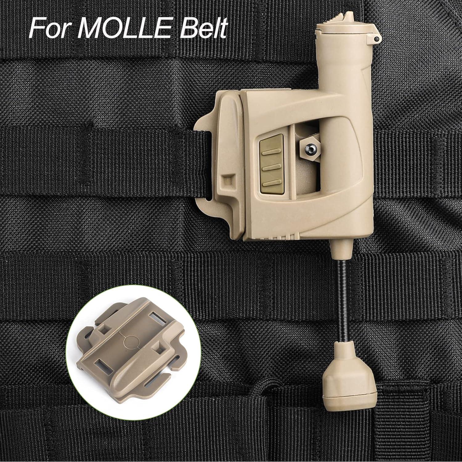 Luz Táctica NOBUHIRO para Casco Militar Verde/Rojo/Blanco